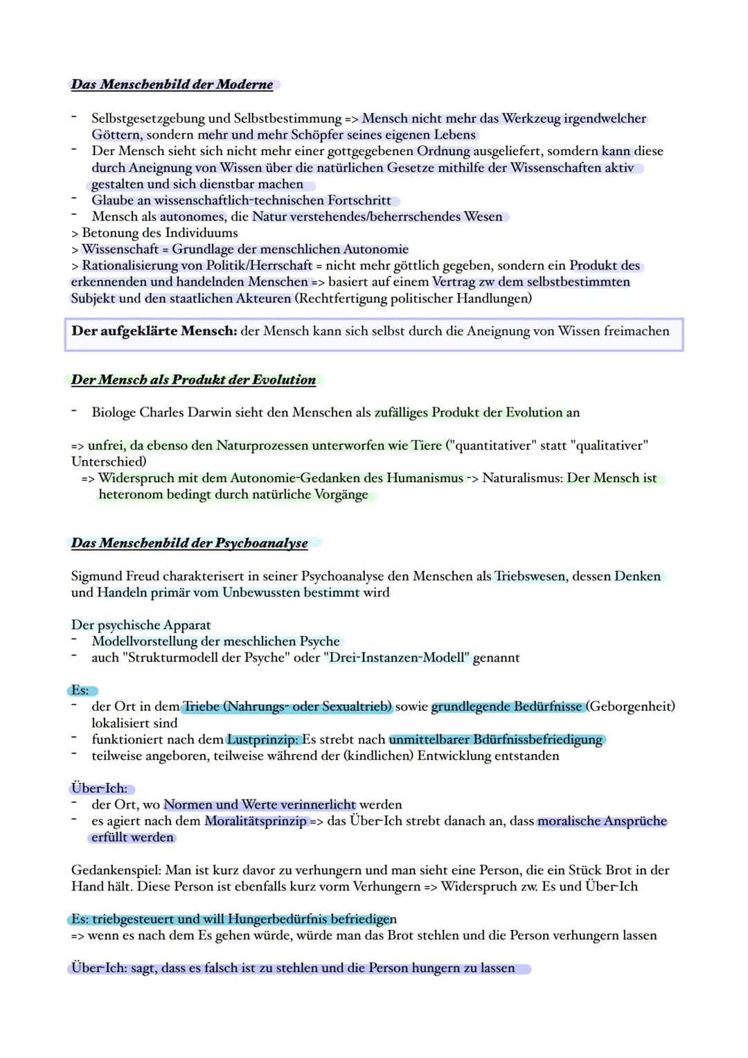 # Ethik Abitur Basisfach 2024
1. Freiheit und Selbstverständnis des Menschen
Freiheit bedeutet nicht nur "Fehlen von Fesseln", sondern Au