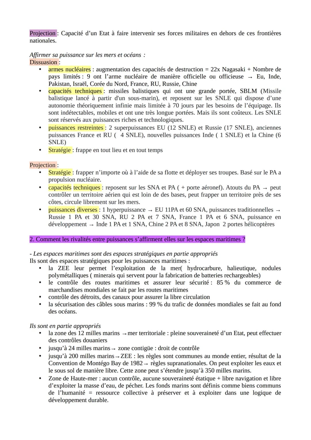 Géopolitique révisions
THEME II: DE NOUVEAUX ESPACES DE CONQUETES
Introduction
Océans et espaces: quelles spécificités ?
Espace: milieu q