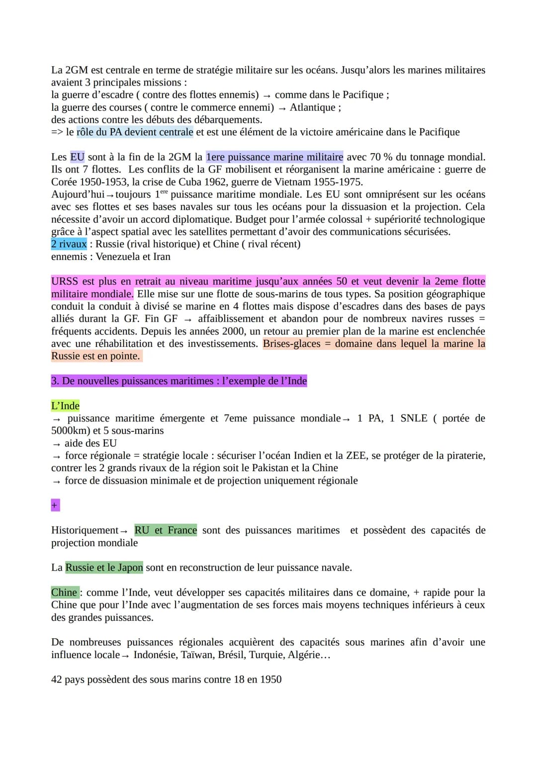 Géopolitique révisions
THEME II: DE NOUVEAUX ESPACES DE CONQUETES
Introduction
Océans et espaces: quelles spécificités ?
Espace: milieu q