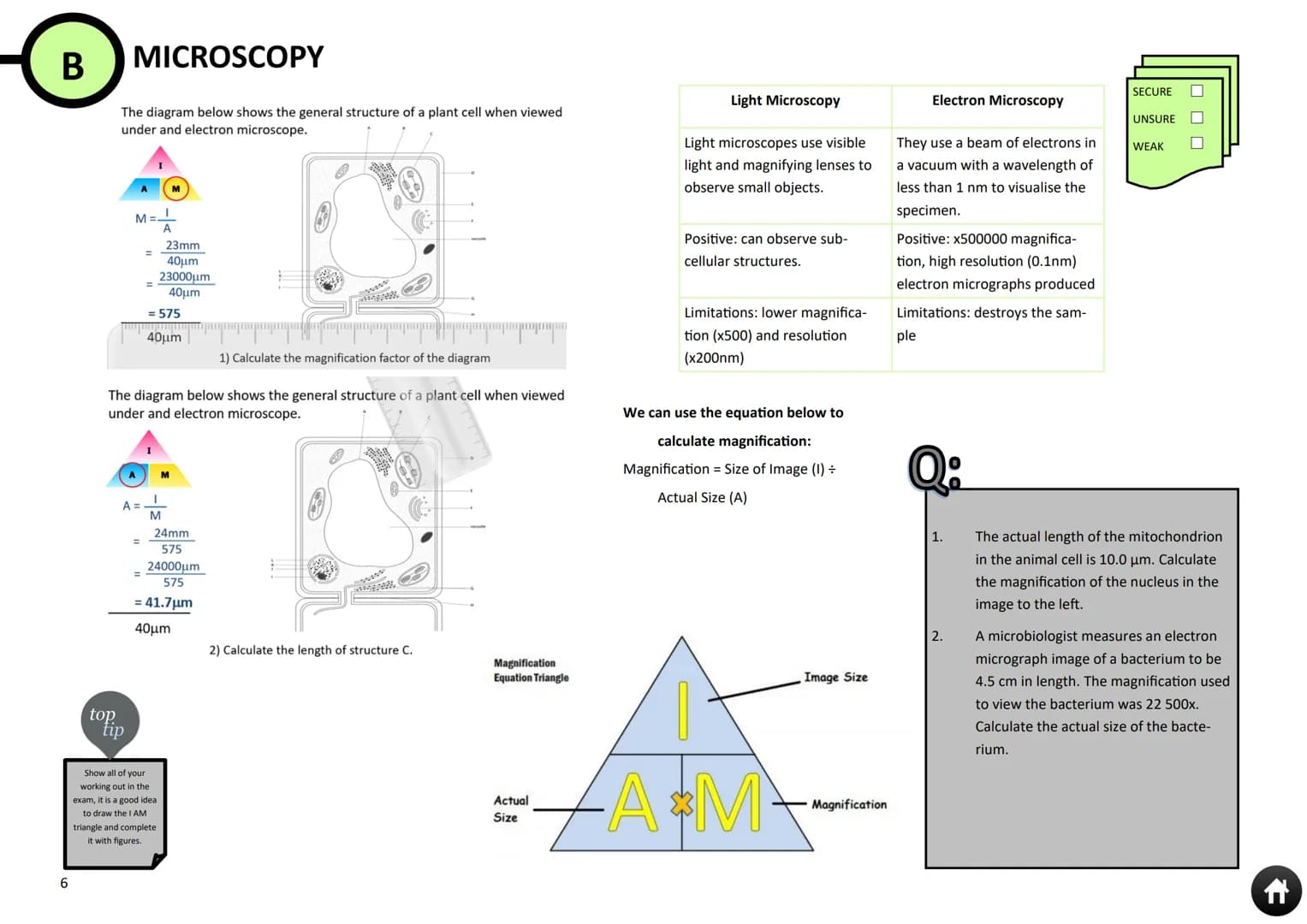 BTEC Applied Science
Unit 1 Revision Guide
WEST
WDERBY BTЕС
SIXTH FORM
GET
STARTED
1 2
# How to use this guide
EXAM DATE:
Monday 5th Ju