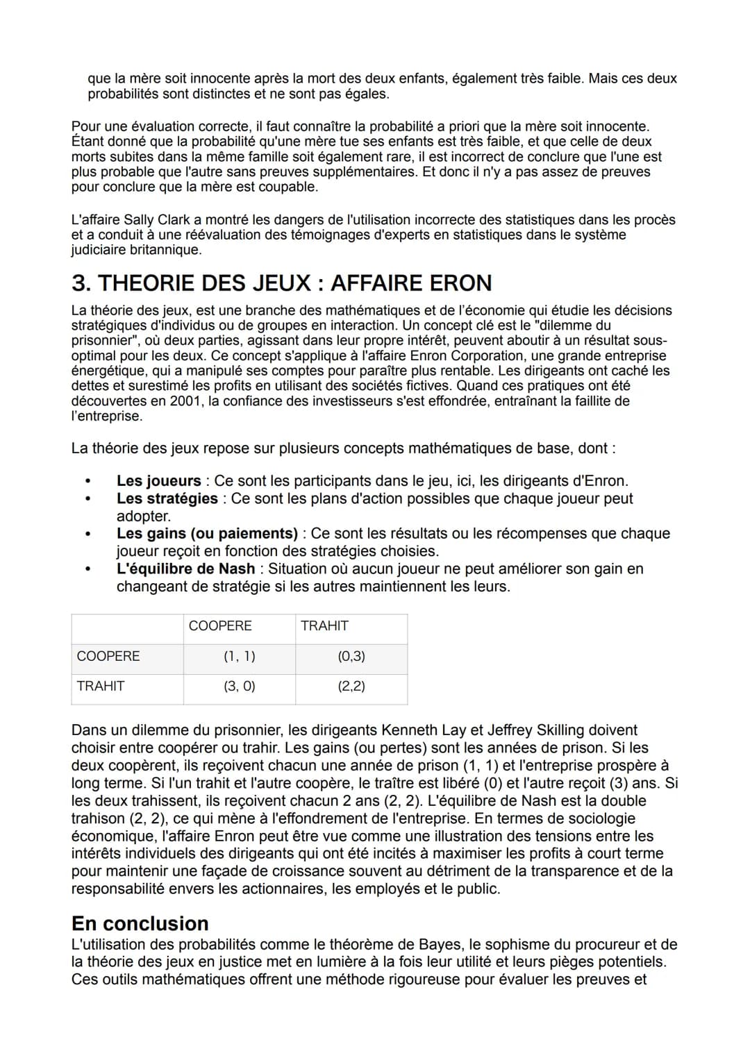 # COMMENT LES MATHS
INFLUENCE LA JUSTICE ?
INTRODUCTION:
Mesdames et messieurs du jury, merci de m'accorder votre attention. J'aimerai voi