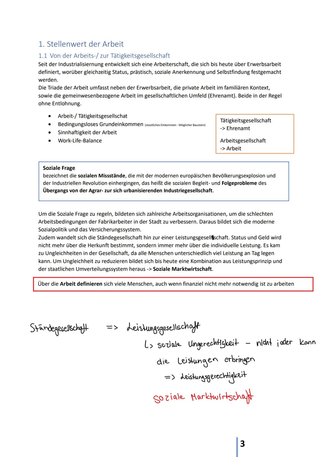 # Arbeitsmärkte
Inhaltsverzeichnis
1. Stellenwert der Arbeit..............................................................................