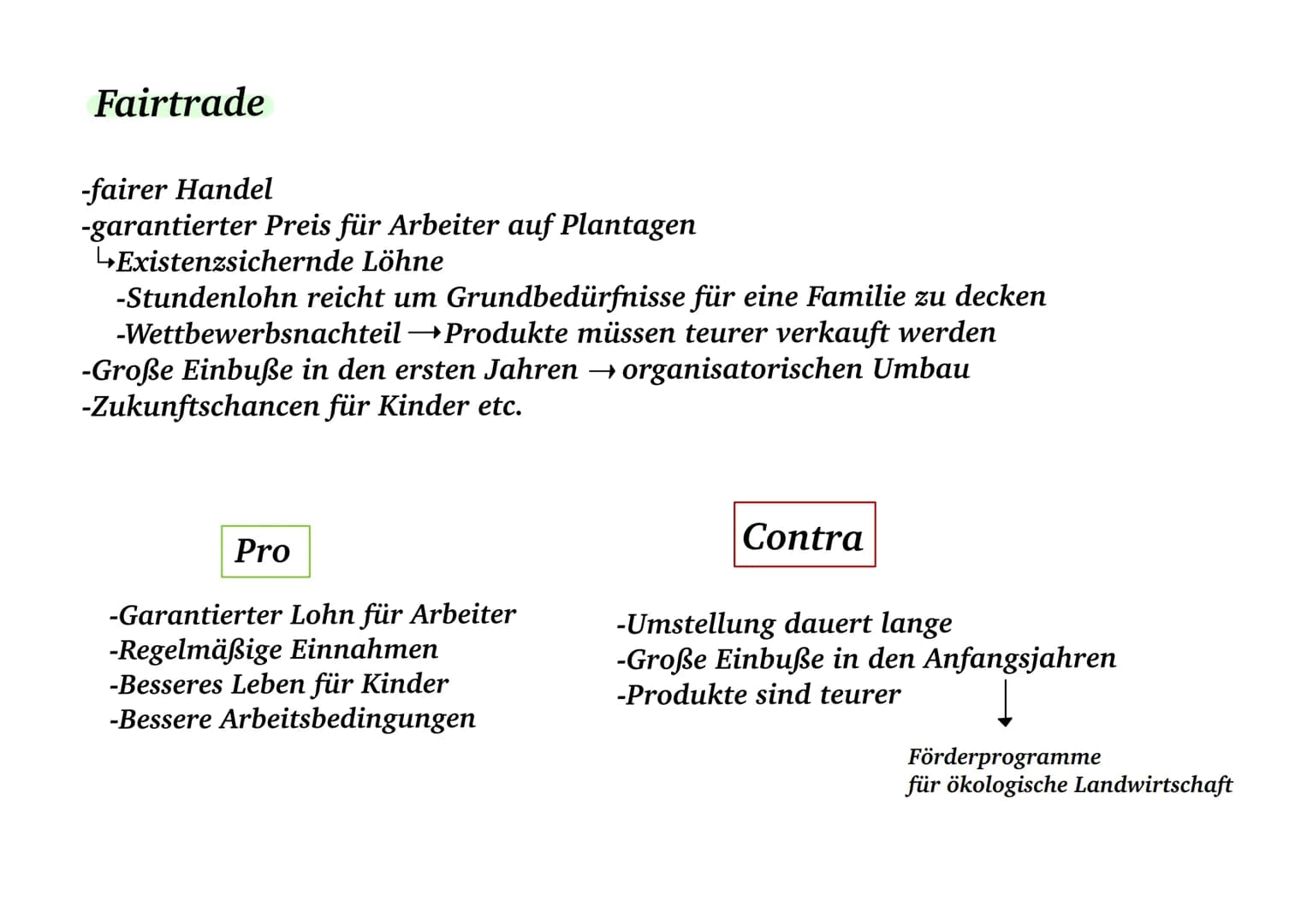 Landwirtschaft Shifting Cultivation
-Schwellenländer
-Felder werden nur für wenige Jahre intensiv genutzt
danach werden die Anbauflächen & S