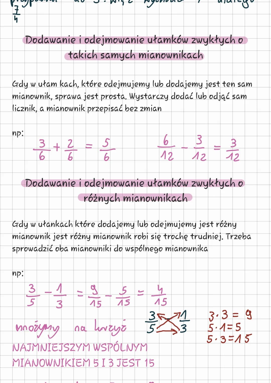 # Uhmki zwykłe
Ułamki zwykłe składają się z:
lovesha
$
\frac{1}{2}
$
licznik
Tankowa
nianownik
A o co tak naprawdę z tym chodzi, co to