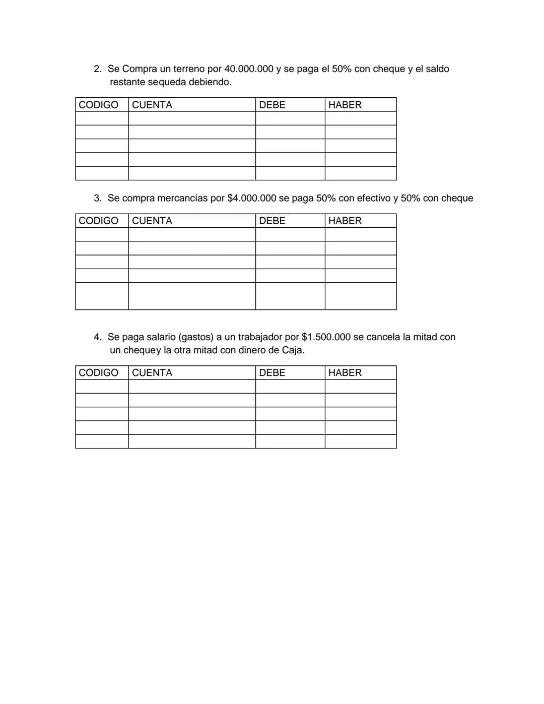 ASIGNATURA: GESTION EMPRESARIAL
TEMA: ASIENTOS CONTABLES COMPUESTOS
Recuerde son asientos contables compuestos, participan más de 2 cuentas