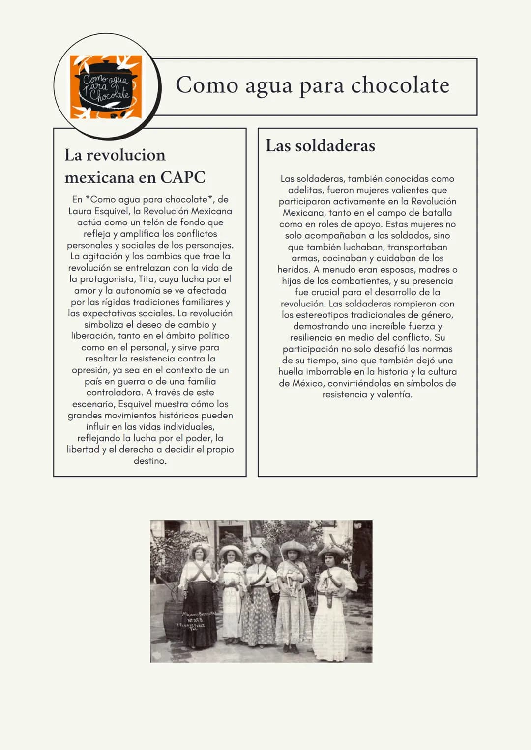 # Como agua
para
Chocolate
Como agua para chocolate
## Presentacion
"Como agua para chocolate" es una
novela escrita por Laura Esquivel e