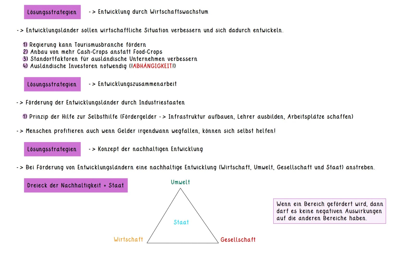 3. KURSHALBJAHR: LEBEN IN DER "EINEN WELT" - „ENTWICKLUNGSLÄNDER" IM WANDEL # „Entwicklungsländer" - Begriffe und Differenzierungen
nicht e