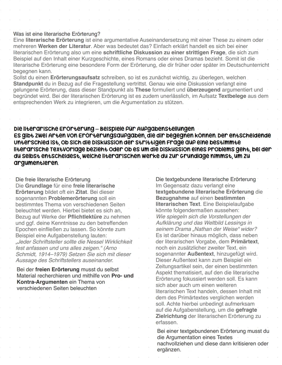 # Analyse
Pragmatische Texte
(sachtextanalyse) # Definition
sachtexte sind informierende Texte. Das bedeutet, dass sie geschrieben werden,
