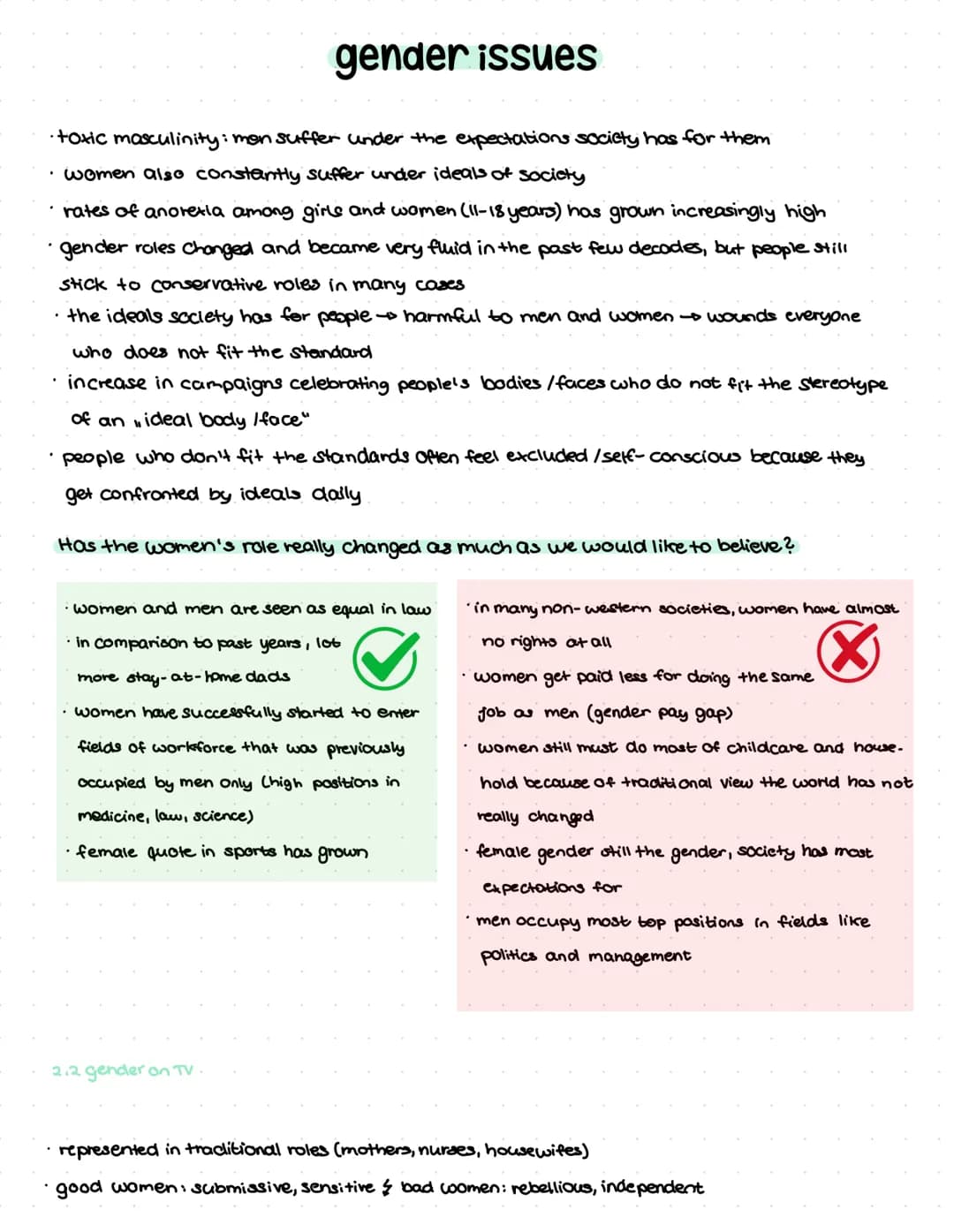 Q3.3 Gender issues (Geschlechterfragen)
grundlegendes Niveau (Grundkurs und Leistungskurs)
- gender and identity (Geschlecht und Identität)