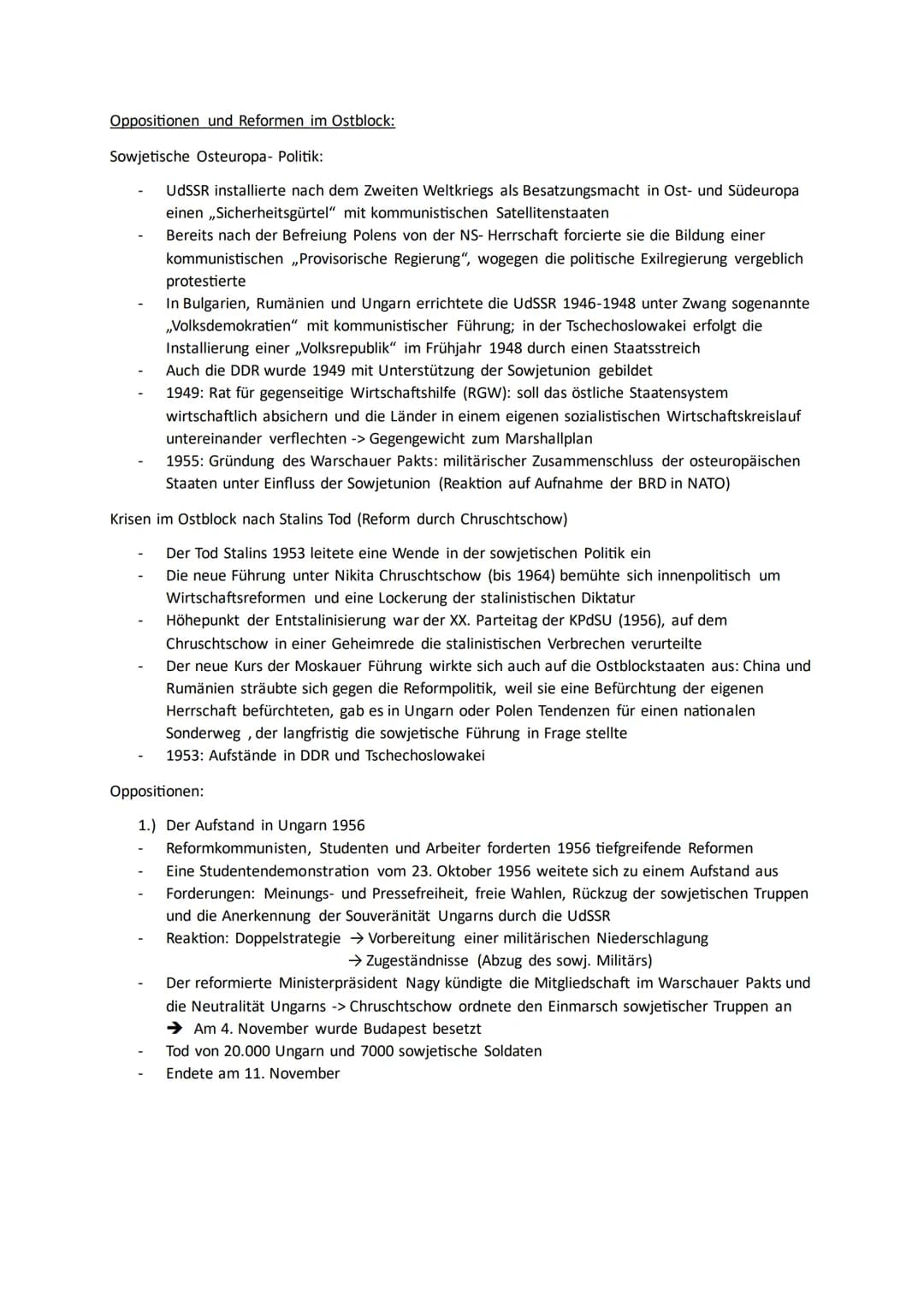 # Q3.1 Der Kalte Krieg - stabile oder labile Weltordnung?
Blockbildung und Blockkonfrontation:
Definition:
- Ost-West-Konflikt: Begriff be