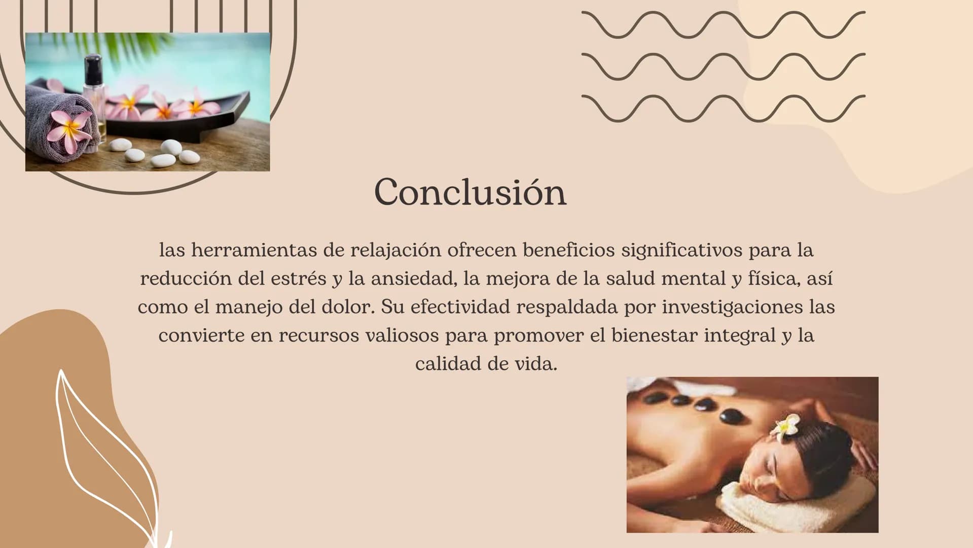 herramientas
de relajacion 123RF
# INTRODUCCIÓN
Las herramientas de relajación pueden variar
dependiendo de cada persona, pero algunas
com