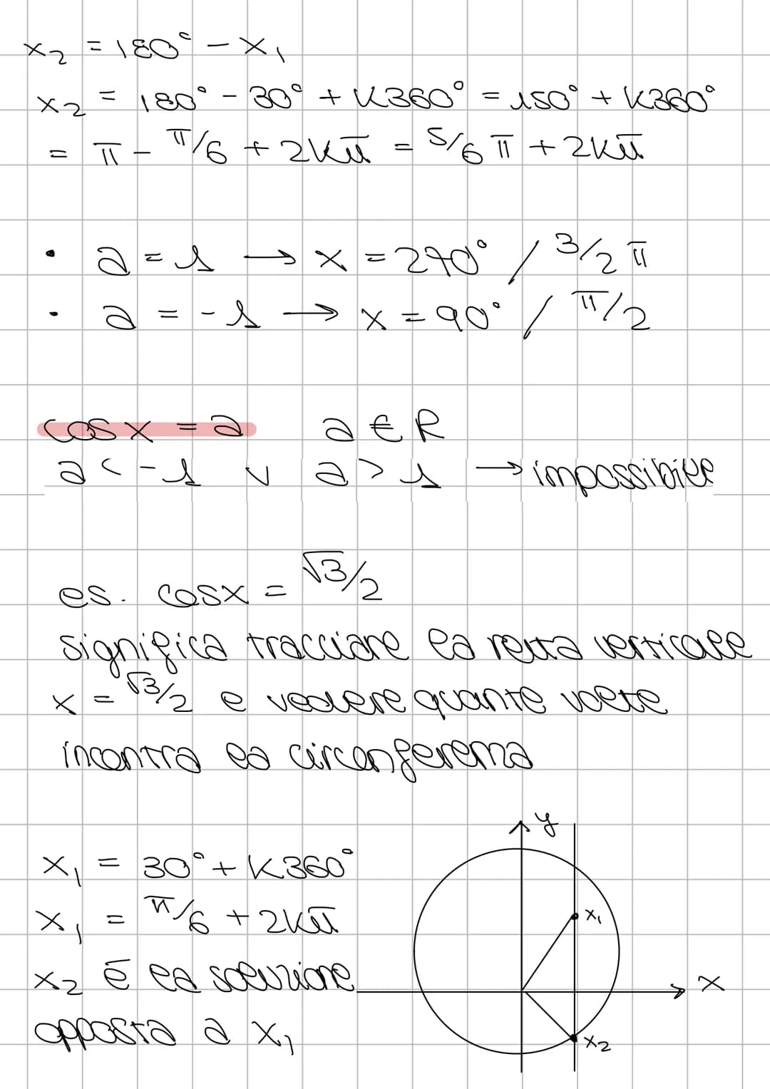 # GONIOMETRIA
triangelo rectangelo
४
又
A
B
def: si definisce
ces di un angele ie
rapporto tra cateto
adiacente e ipotonus0
$COSX =