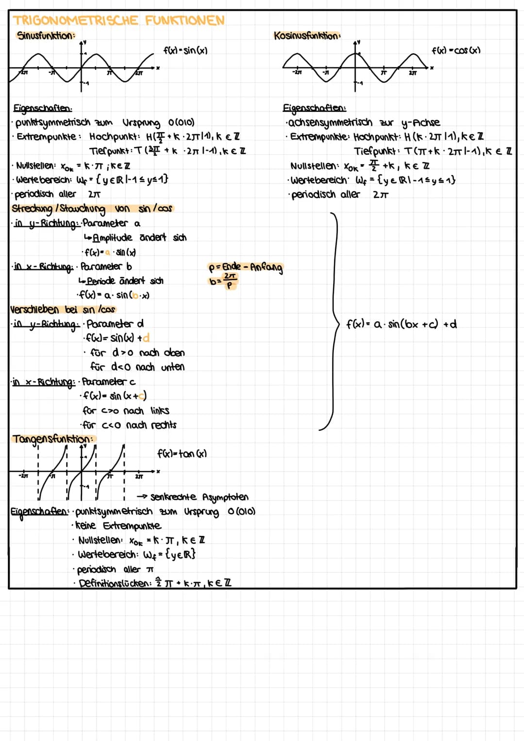 # FUNKTIONEN
- x-Werte Argumente →x ED Definitionsbereich
- y-Werte Funktionswerte y EW Wertebereich
## Eigenschaften von Funktionen
- De