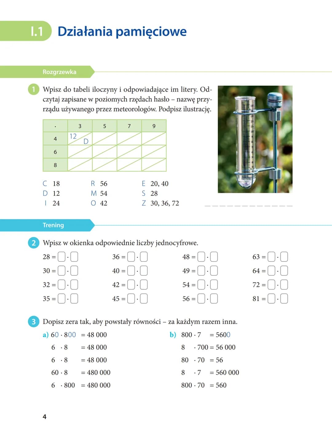 NOWA PODSTAWA
PROGRAMOWA
-5
5
Matematyka
z kluczem
Zeszyt
ćwiczeń
DO MATEMATYKI
DLA KLASY PIĄTEJ SZKOŁY PODSTAWOWEJ
+
0,05
2
4
$P=\