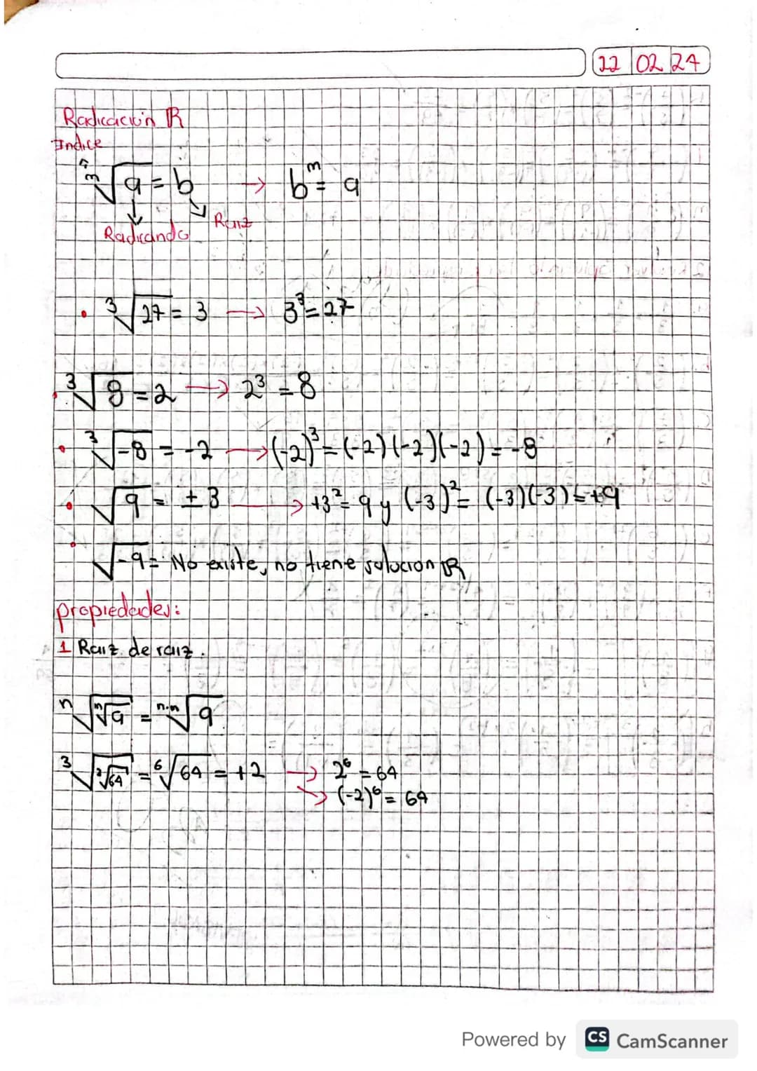 19 02 24
potenciación y ladicación
- potenciación
Base
Exponente
$
\frac{a}{b}
)^n = \frac{a^n}{b^n} = p$
$
(\frac{2}{5})^3 = \frac{2^