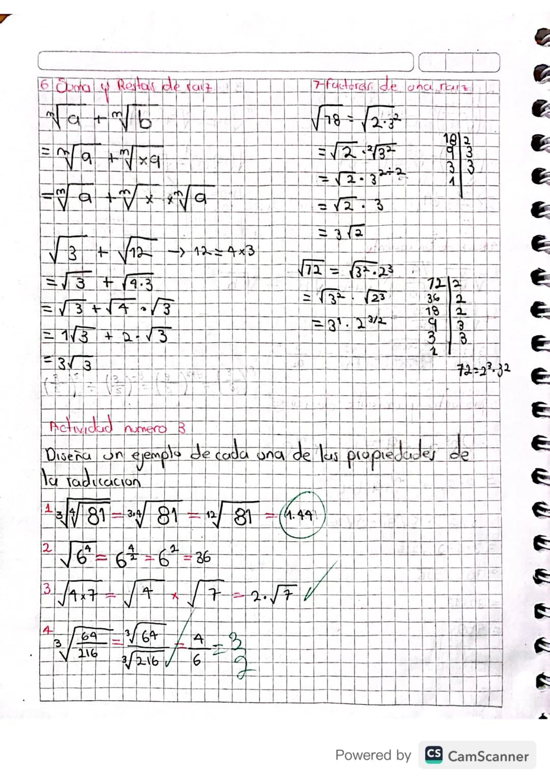 19 02 24
potenciación y ladicación
- potenciación
Base
Exponente
$
\frac{a}{b}
)^n = \frac{a^n}{b^n} = p$
$
(\frac{2}{5})^3 = \frac{2^