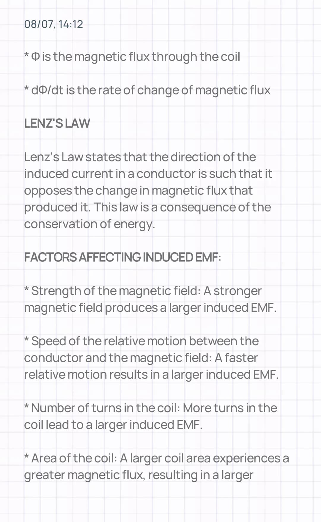 08/07, 14:12
ELECTROMAGNETIC INDUCTION
INTRODUCTION:
Electromagnetic induction is the phenomenon of
producing an electromotive force (EMF)