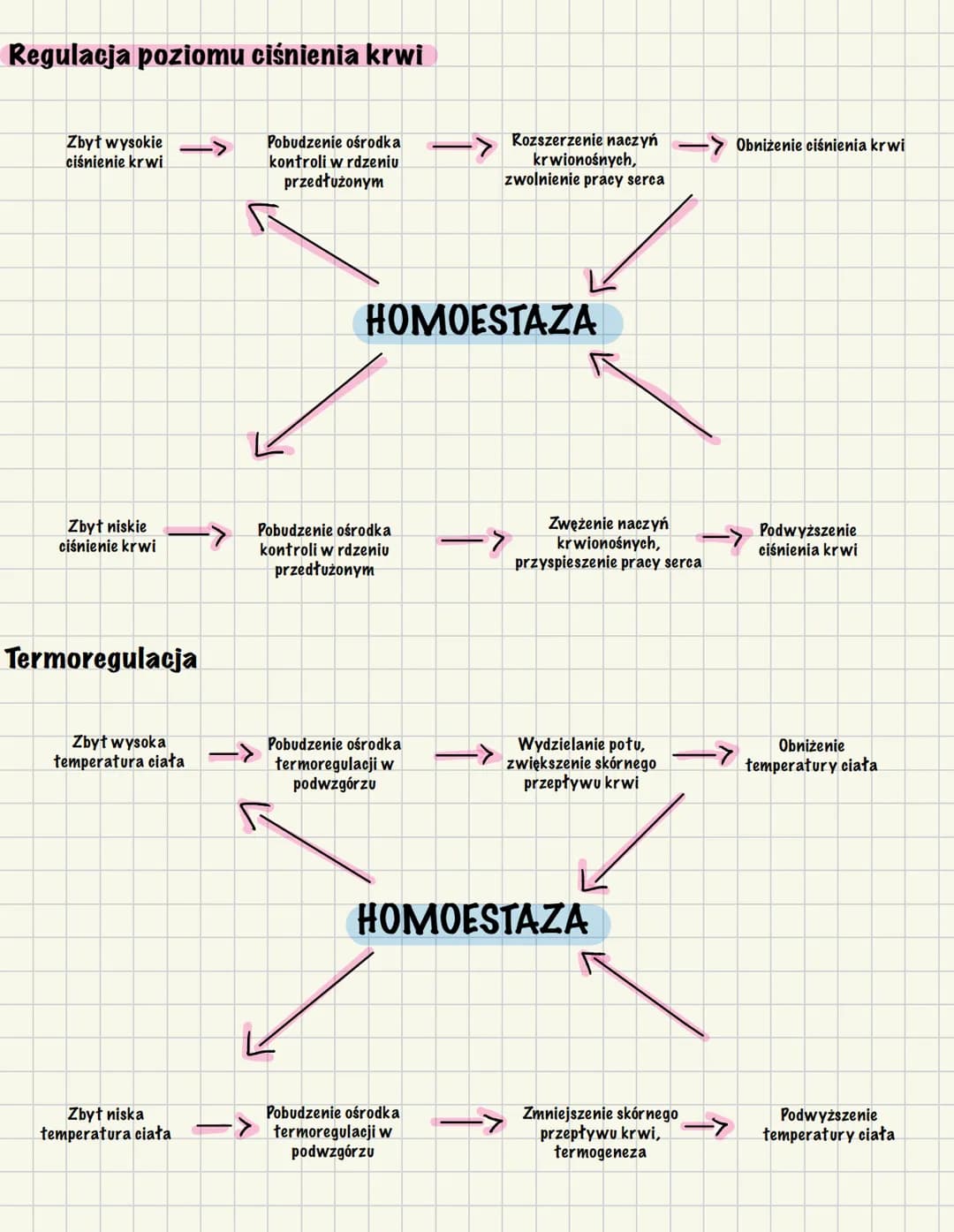 # HOMEOESTAZA
HOMOESTAZA to inaczej równowaga wewnętrzna organizmu, zdolność do stabilizowania
parametrów takich jak: temperatura ciała, c