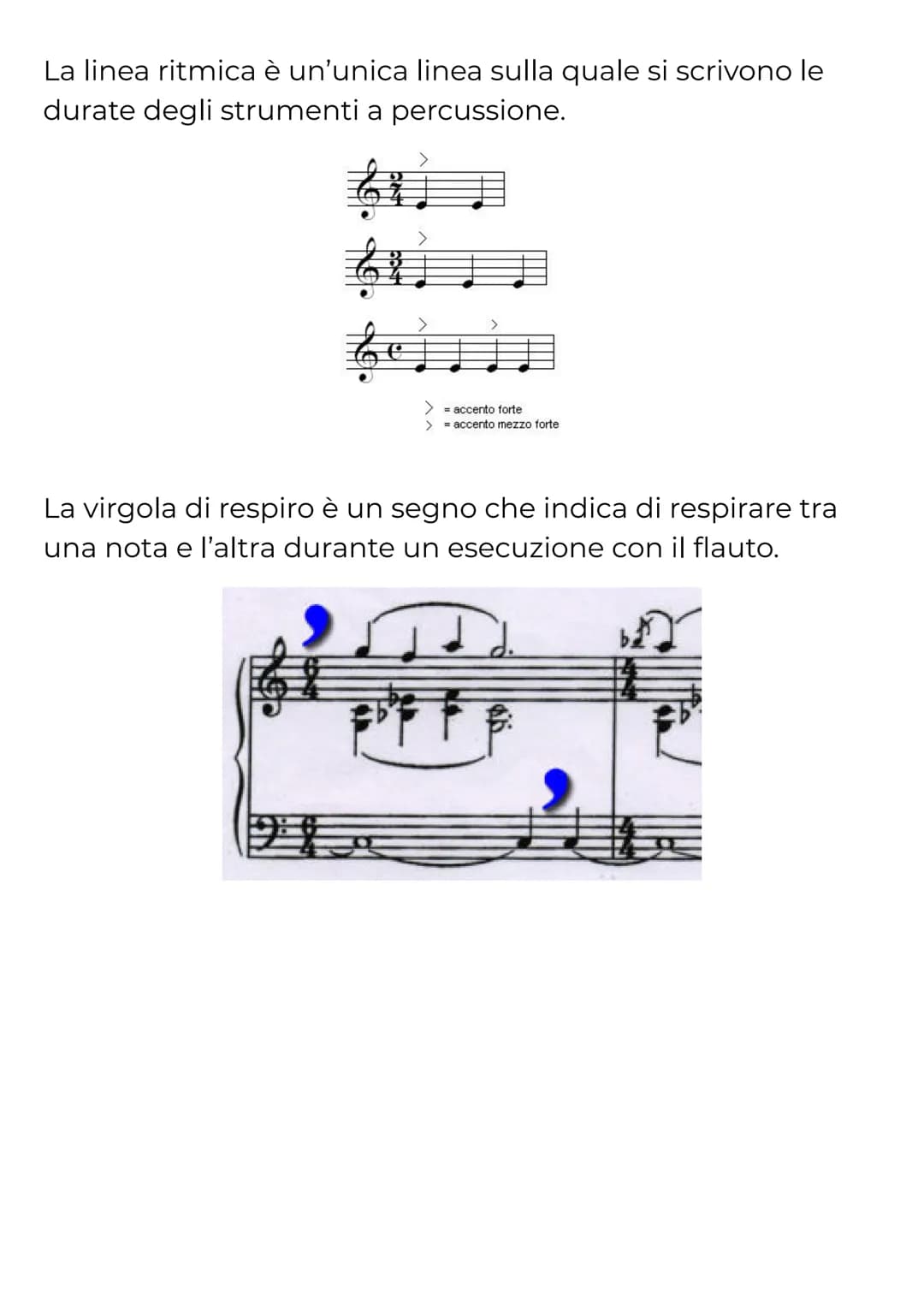 # RIPASSO MUSICA
II pentagramma è il rigo musicale su cui si scrivono le note
ed è formato da cinque linee e quattro spazi che si contano
d