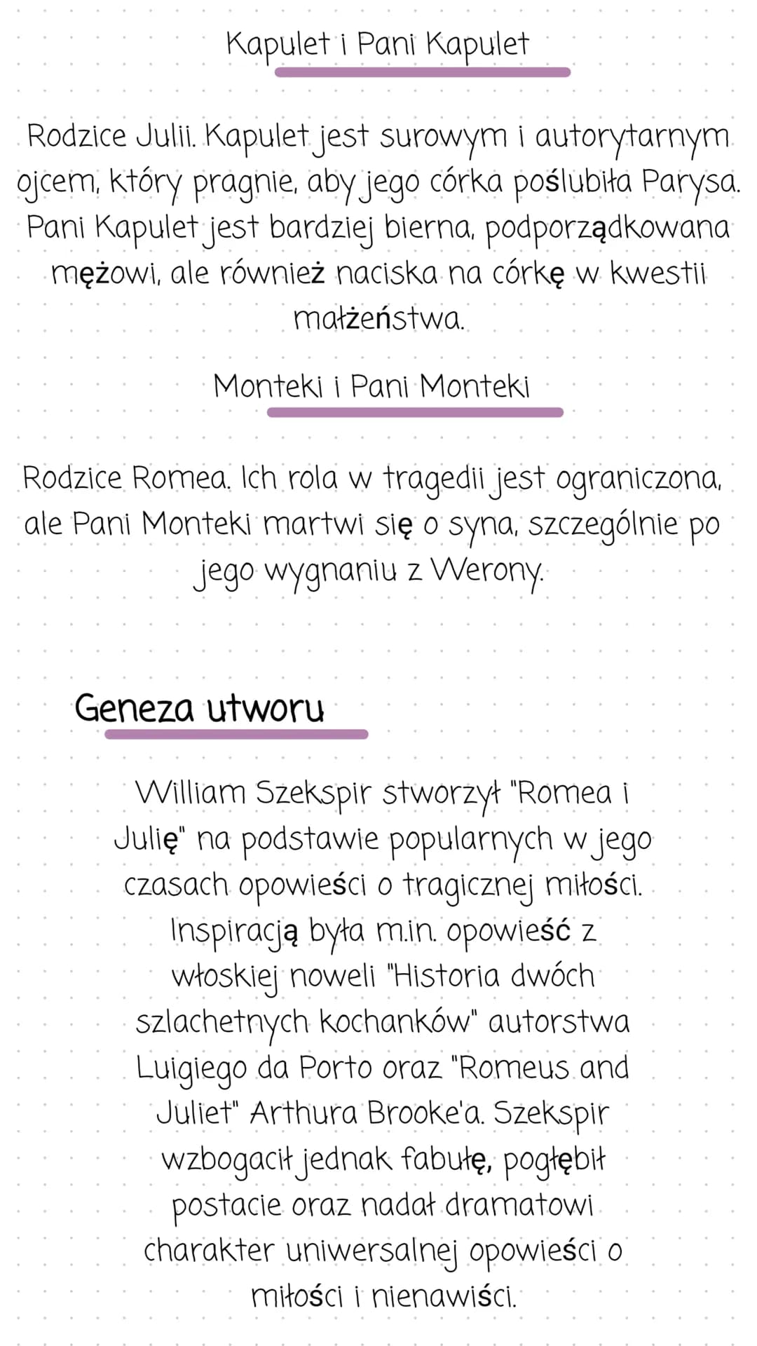 # Romeo i Julia
Tytuł oryginalny: Romeo and Juliet
Autor: William Szekspir
Gatunek: tragedia
Czas powstania: ok 1594-1596
Miejsce akcji: We