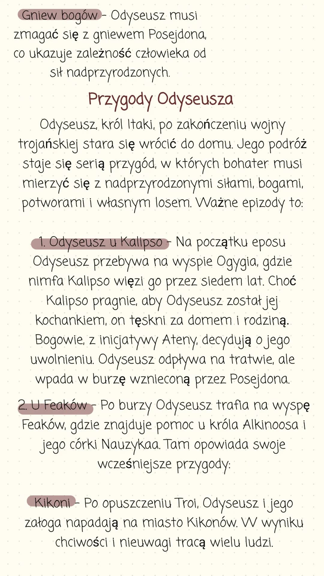 # Odyseja
Struktura eposu
„Odyseja" jest eposem,
który łączy elementy
mitu, legendy oraz
rzeczywistości, tworząc
wielowarstwową
narrację. A