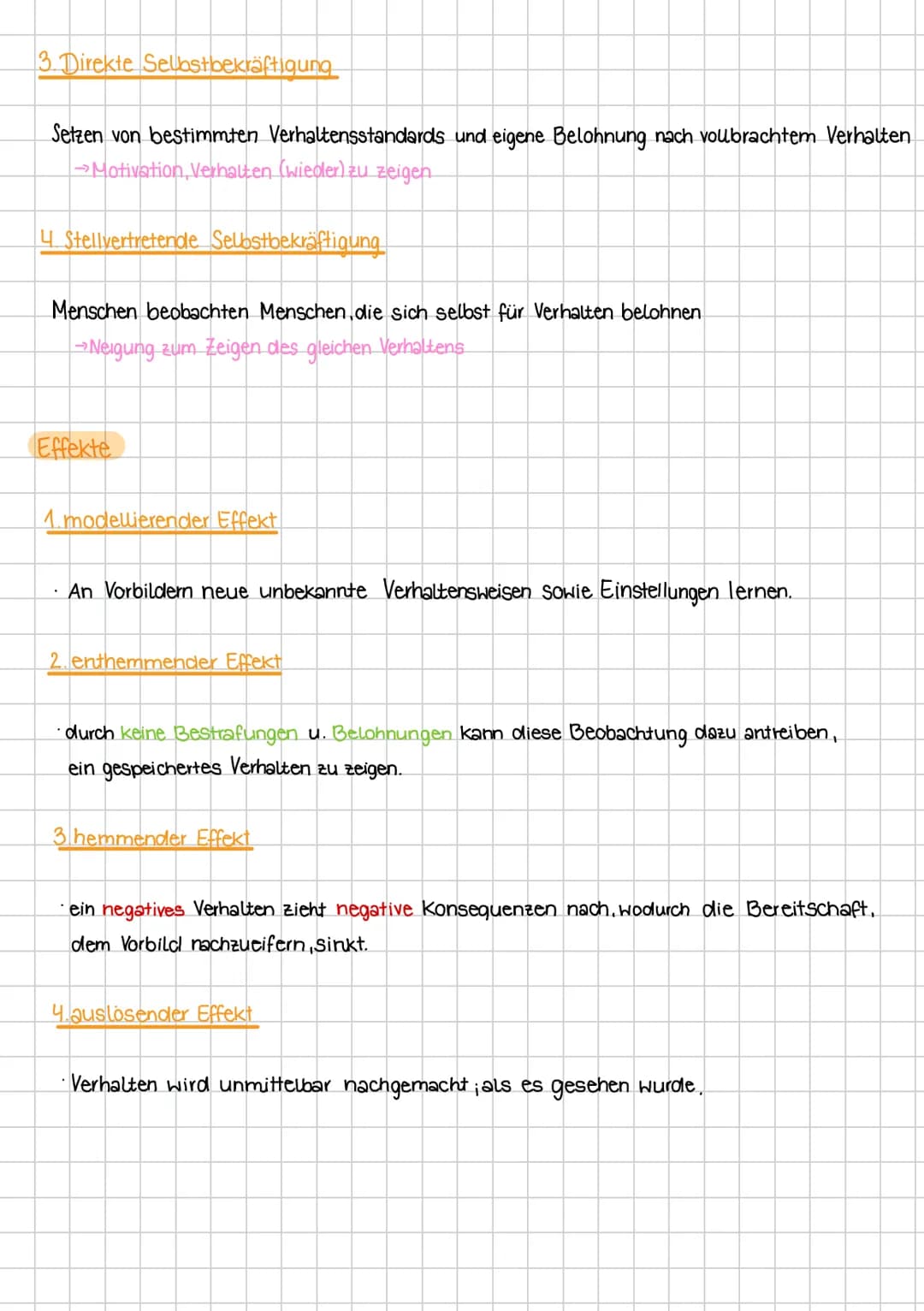 Lernen am Modell # Definition
☑ Lernen am Modell beschreibt den Prozess, in welchem eine Person, der
Beobachter bestimmte Verhaltensweisen