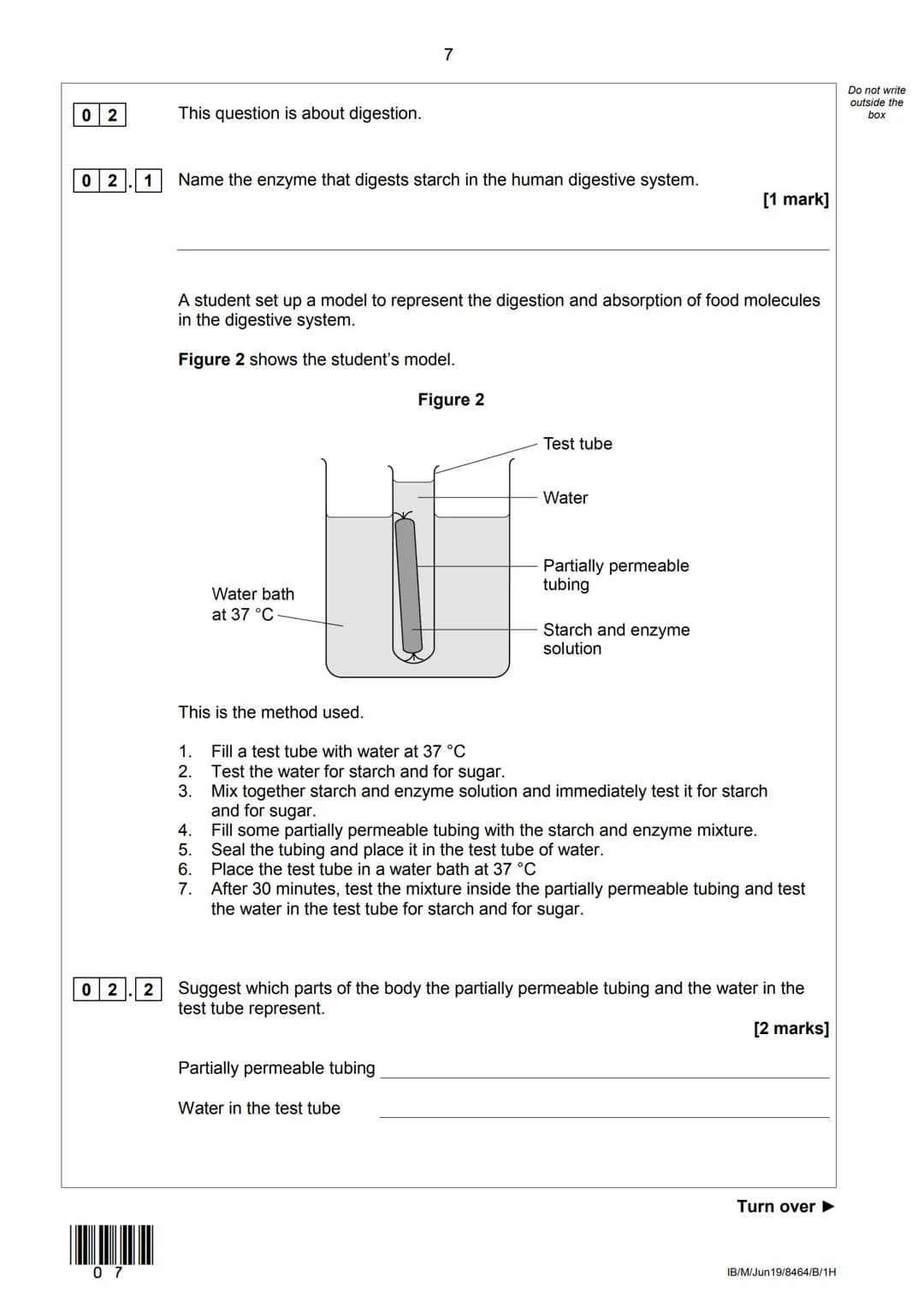 AQA
Please write clearly in block capitals.
Centre number
Candidate number
Surname
Forename(s)
Candidate signature
GCSE
COMBINED SCIE