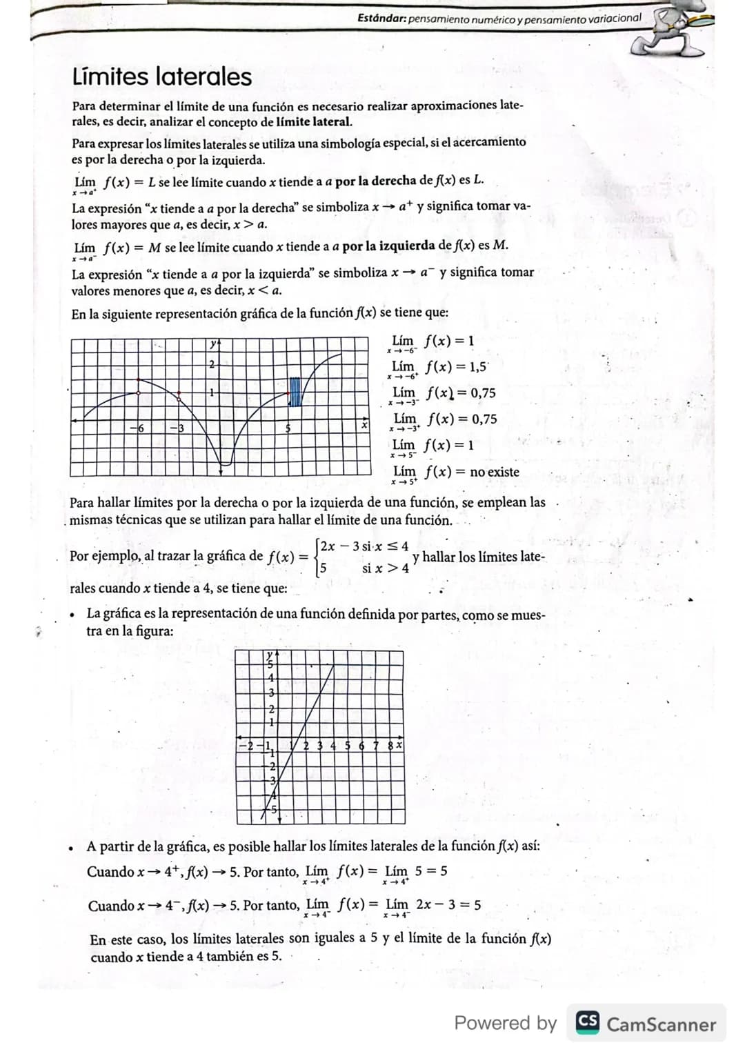 # actividades
1 Escribe, el significado de la expresión f(x) crece
sin cota cuando x se aproxima a 2. Luego, realiza
la representación gráf