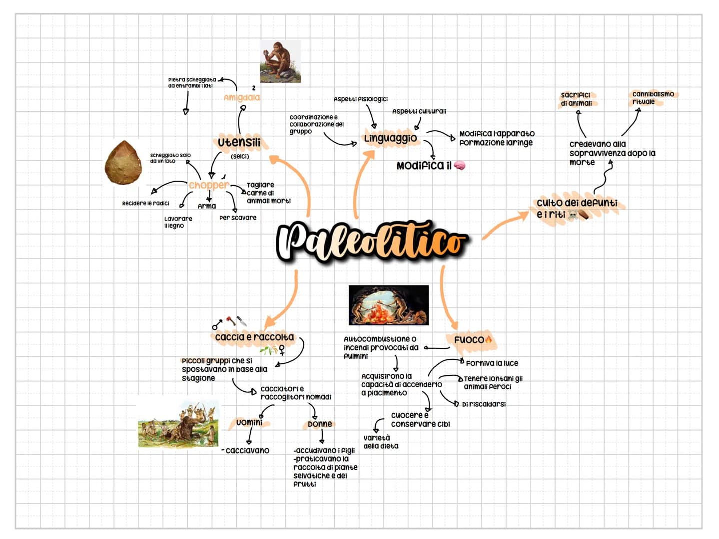 # Il paleolitico
El alba delle civiltà
Fasi della preistoria
Fase più antica
della preistoria
Età della pietra
PaleoliticO
Età della
p