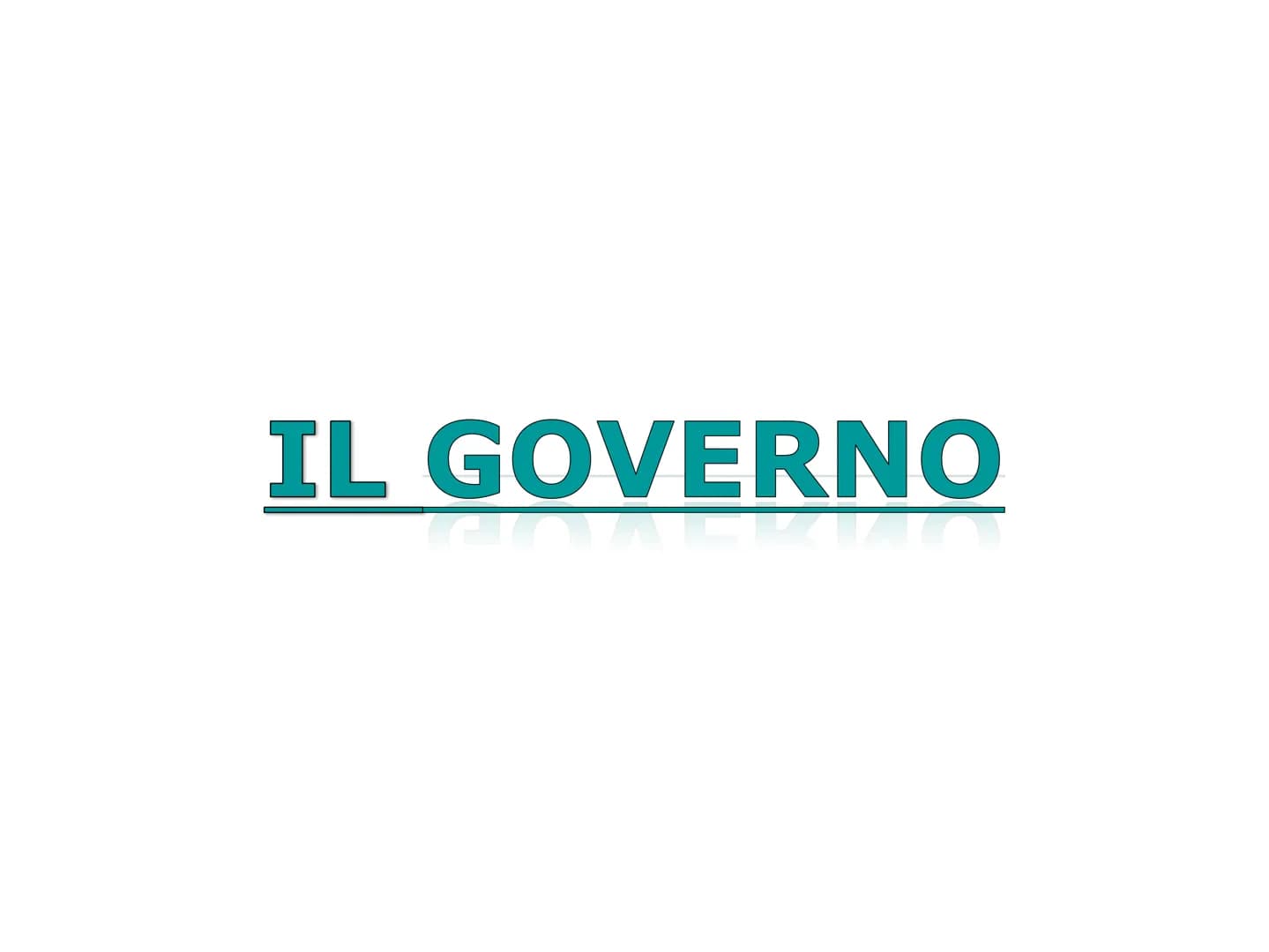 # IL GOVERNO # Organo complesso
E' un organo formato da più organi.
Compongono il Governo:
* Il Presidente del Consiglio
* singoli M