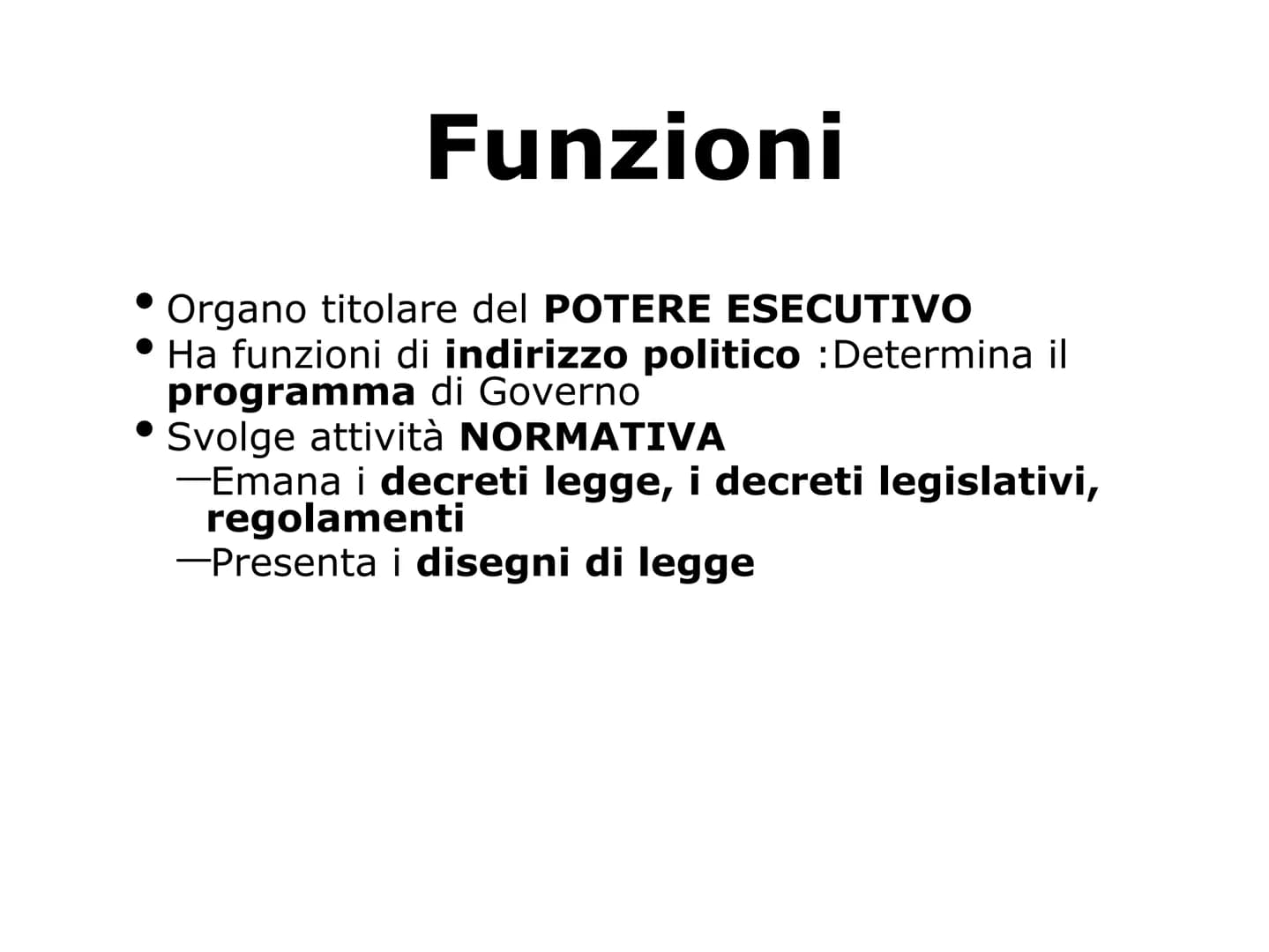 # IL GOVERNO # Organo complesso
E' un organo formato da più organi.
Compongono il Governo:
* Il Presidente del Consiglio
* singoli M