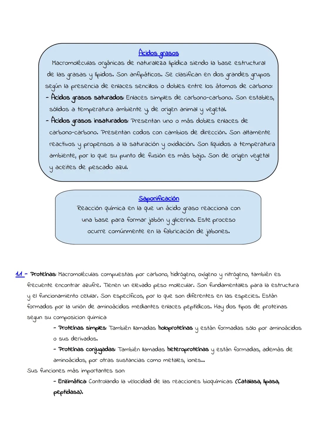 Temario completo
24/25
BIOLOGÍA # Tema 1 Nivel molecular
1.1- Bioelementos: Componentes orgánicos que forman parte de los seres vivos. Hay