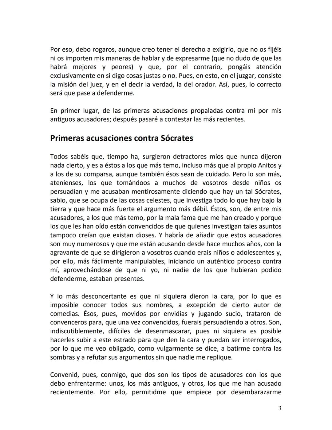 # PLATÓN
APOLOGÍA
DE
SÓCRATES
1 # PRIMERA PARTE
Defensa de Sócrates
¡Ciudadanos atenienses! Ignoro qué impresión habrán despertado en vos