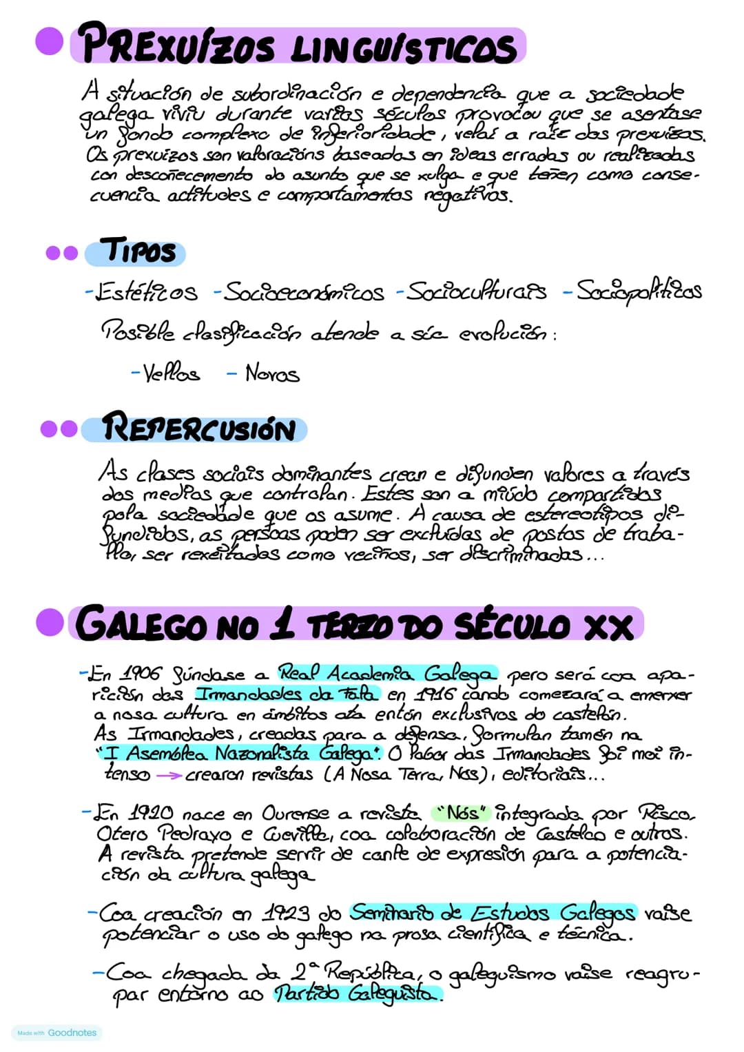 # GALLEGO GALLEGO
• FONÉTICA E FONOLOXÍA
A Sonética e Sonoloxía son disciplinas Pengüisticas que se ocupan do
plano Sónico da Pingia.
-A S