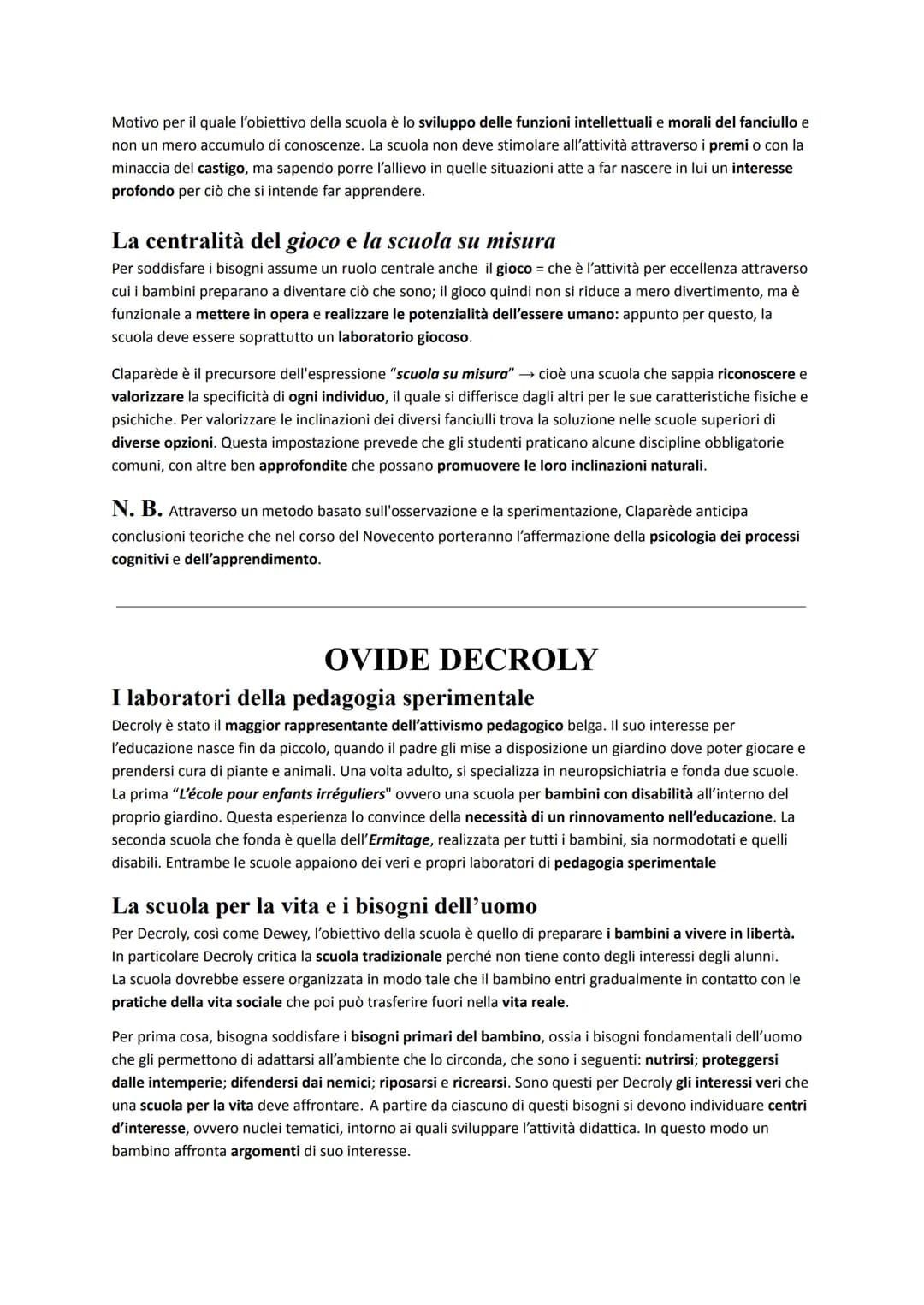 # ATTIVISMO PEDAGOGICO
L'attivismo è una corrente pedagogica che si sviluppa tra la fine dell'Ottocento e gli anni Trenta del
Novecento; co