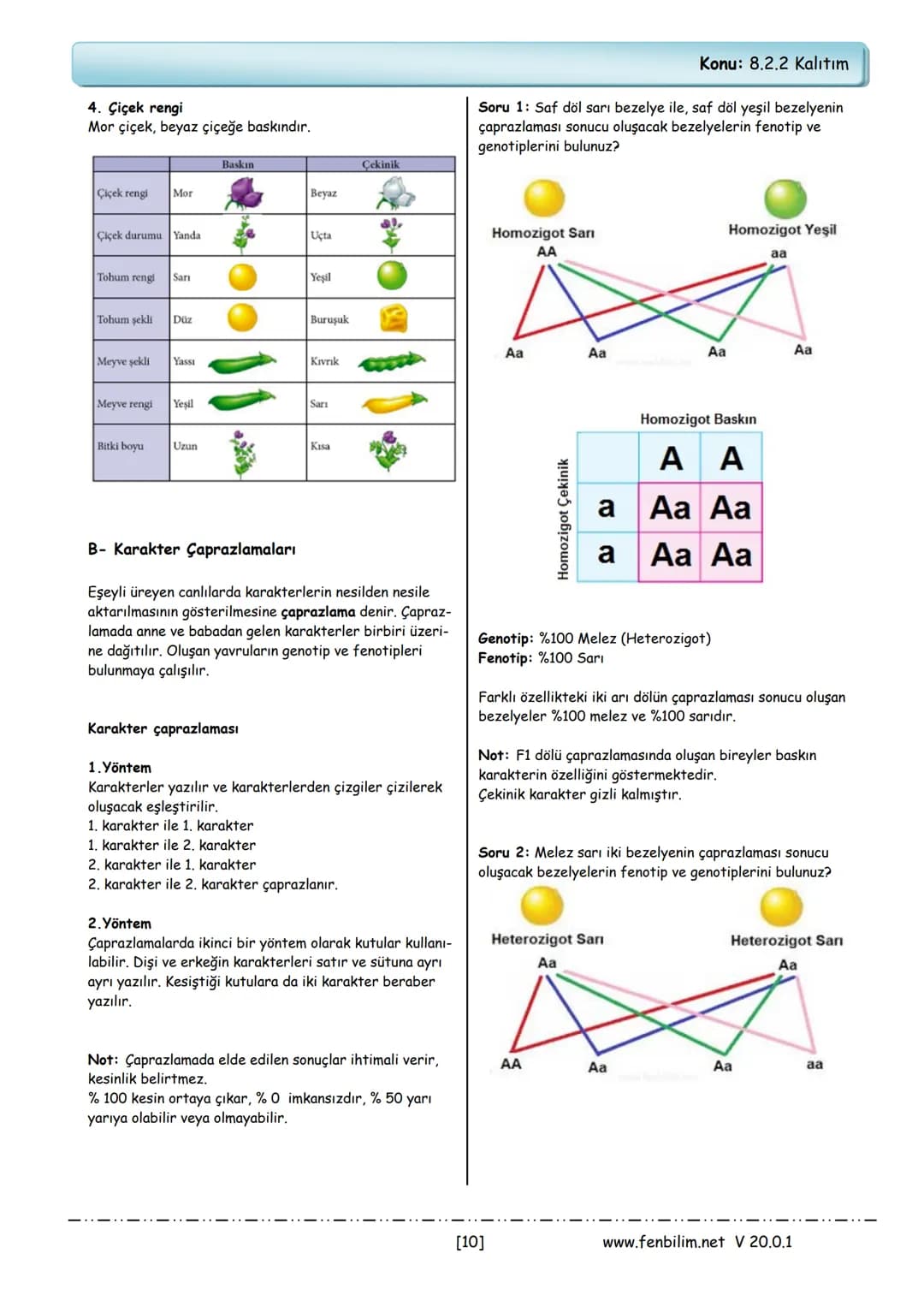 # 8.Sınıf Fen Bilimleri
## Ders Notları
Barış ZEREN
Fen Bilimleri Öğretmeni
www.fenbilim.net V 20.0.1 # 1.Ünite: Mevsimler ve İklim
Konu