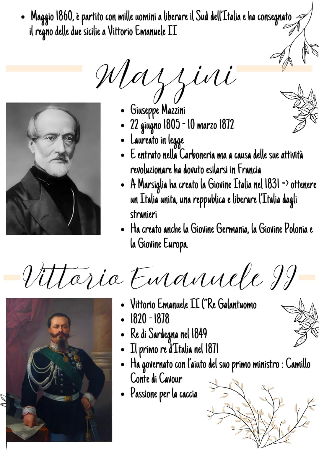 # Italien S.P.E
## Il Risorgimento
Il Risorgimento inizia nel 1820 e finisce nel 1871
Il Risorgimento è il processo storico che porta l'I