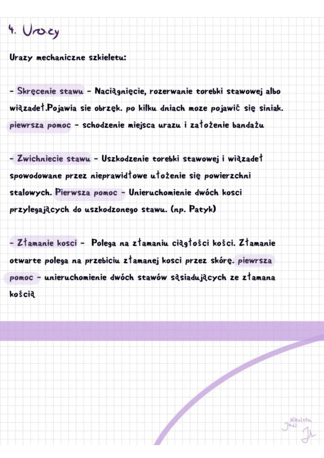 # HIGIENA I CHOROBY APARATU RUCHU
1. Postawa cinta
Kręgosłup ma swoje maturalne krzywizny.
Zaliczają się do nich
Lordoza
Kifoza
Lordoza