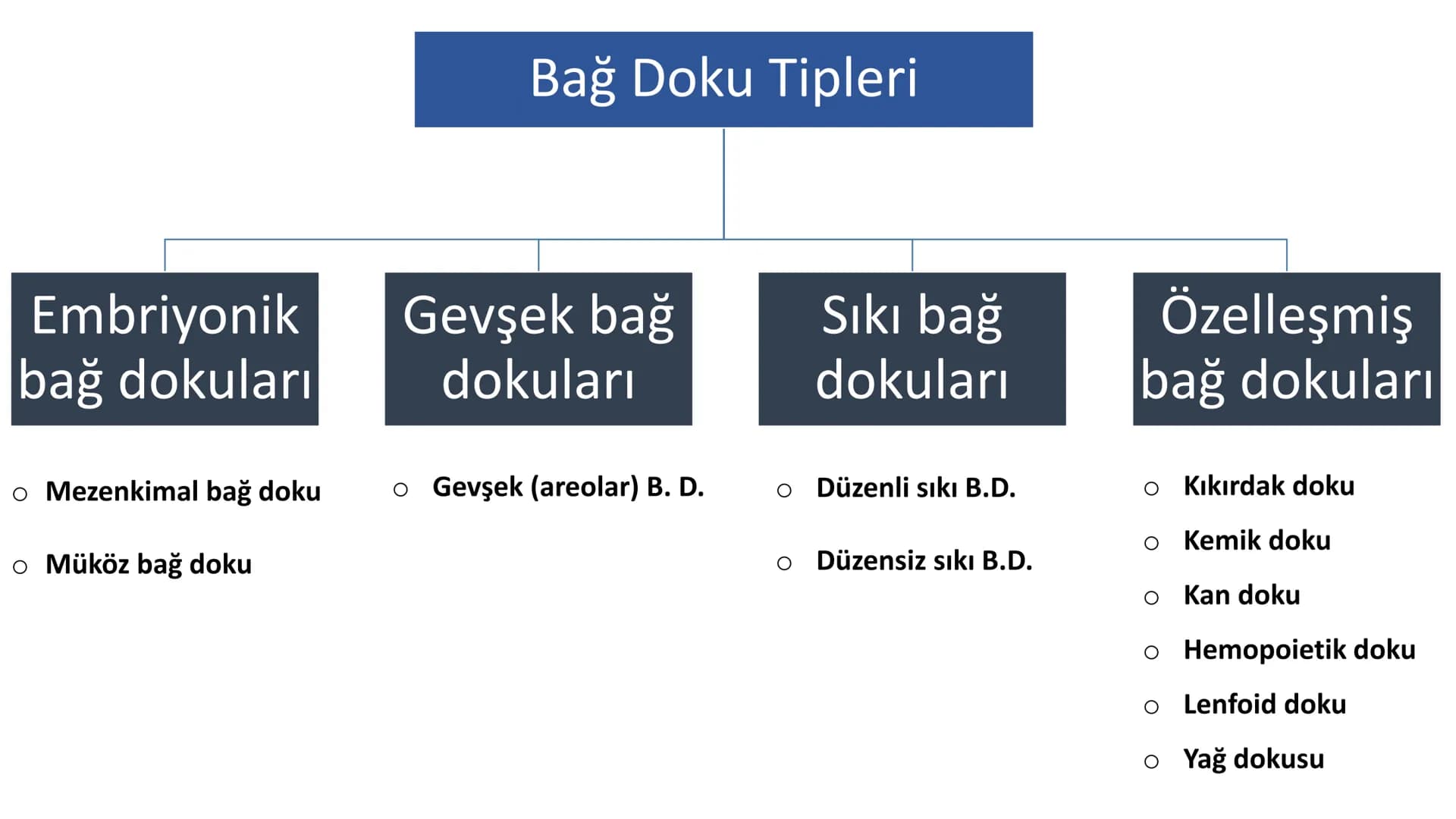 # BAĞ DOKU
Doç. Dr. Sanem SARIBAŞ
SBÜ Gülhane Tıp Fakültesi
Histoloji ve Embriyoloji AD # Örtü Epiteli
# Bağ Doku
# Bez Epiteli Bağ doku