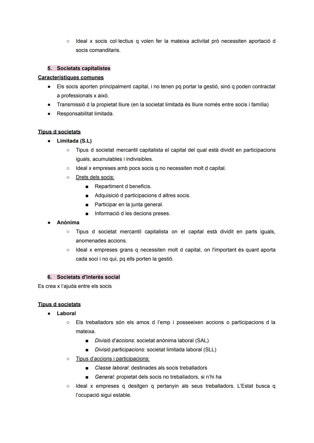 # TIPUS D'EMPRESES
1. Criteris d classificació d'empreses
Segons el seu tamany
- Microempreses
- Petites
- Mitjanes
- Grans
Segons el se