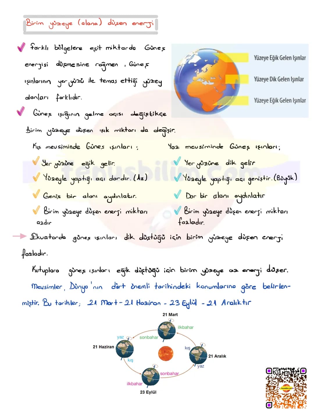 # MEVSİMLER VE İKLİM
## MEVSİMLERİN OLUŞUMU
Dünya'nın şekli ve hareketleri
- Dünya kutuplardan hafif basık ekuatordan
şişkin geoid şeklin