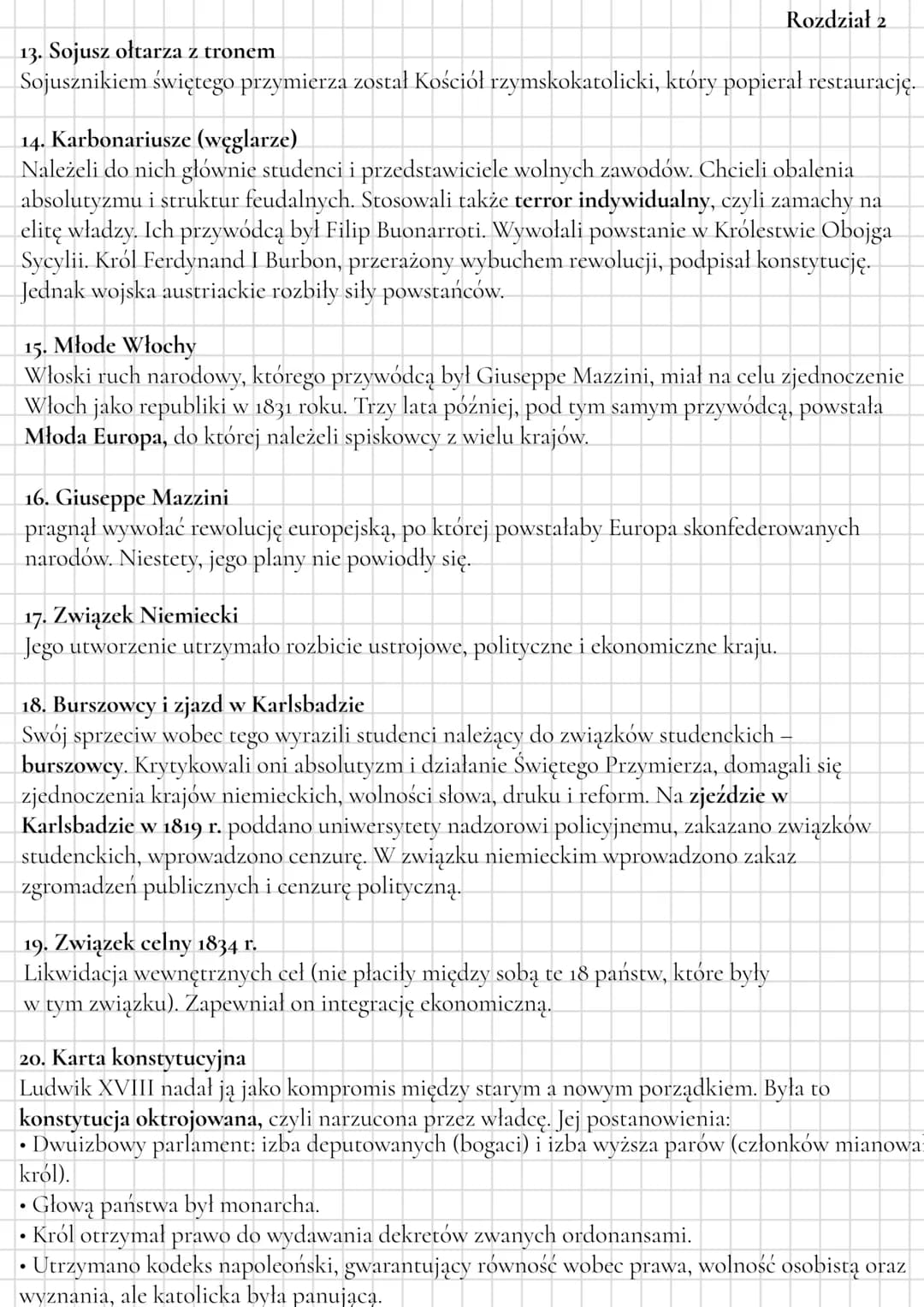 # System Wiedeński
Rozdział 1
1. Główni uczestnicy kongresu
• Rosja • Wielka Brytania
• Austria • Prusy
2. Czas trwania kongresu
⚫ jes
