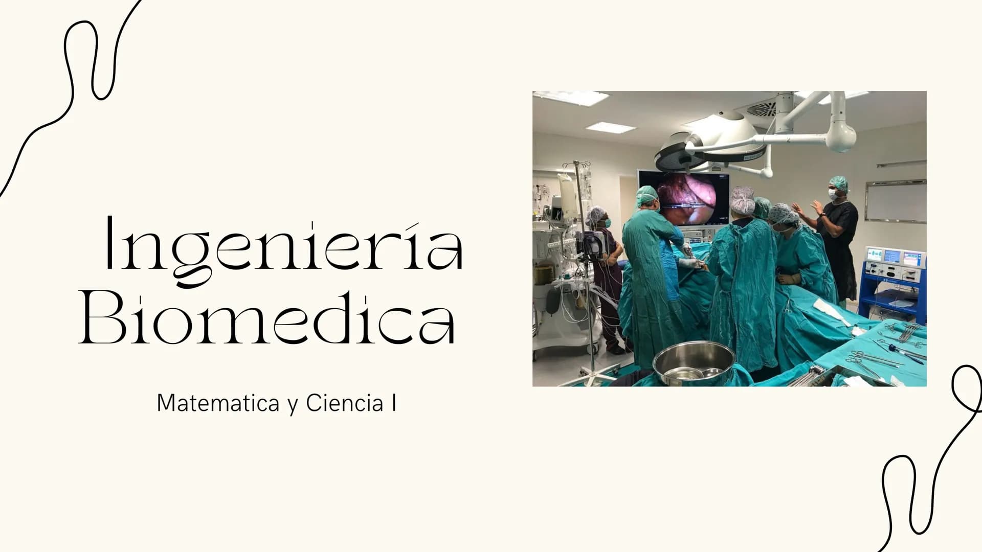 # Ingenieria
## Biomedica
Matematica y Ciencia I ¿Que es la ingeniería
Biomedica y para que
sirve?
La ingeniería biomédica es el resultado