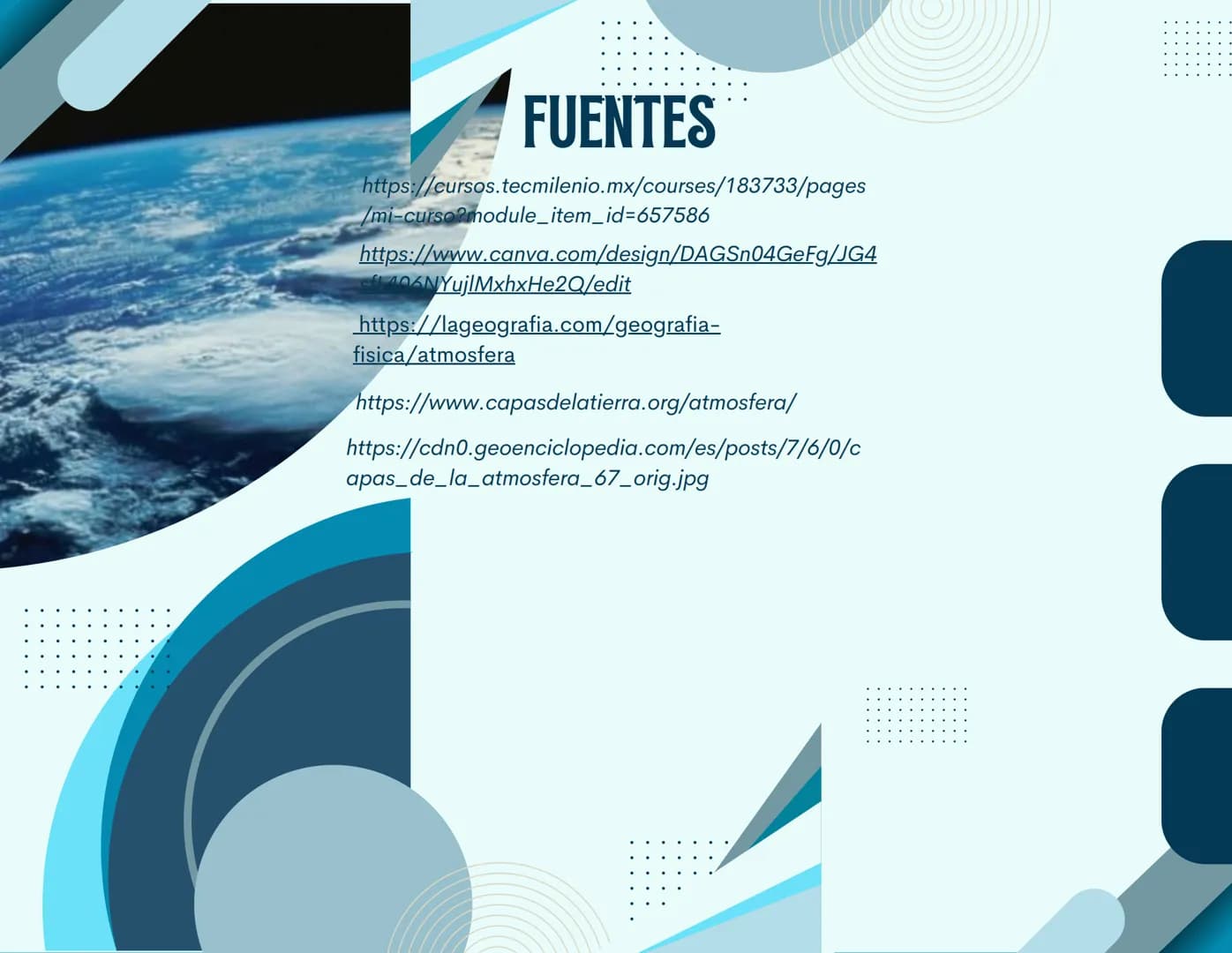 # LA ATMOSFERA
## EVIDENCIA I
ECOLOGIA Y GEOGRAFIA # LA ATMOSFERA
La atmósfera es una capa gaseosa
que envuelve el planeta y es la más
su