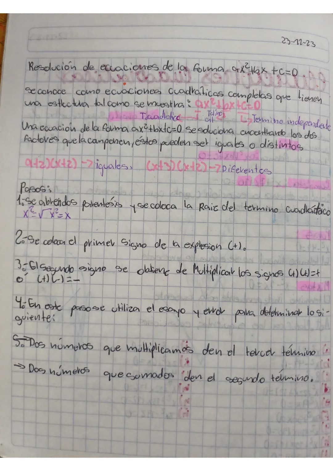 22-21-23
ecuaciónes Cuasbraticar
Las ecuaciónes cuadraticons o de ado grado, son aquellos do-
nde ed exponente de una de sus incognitas os