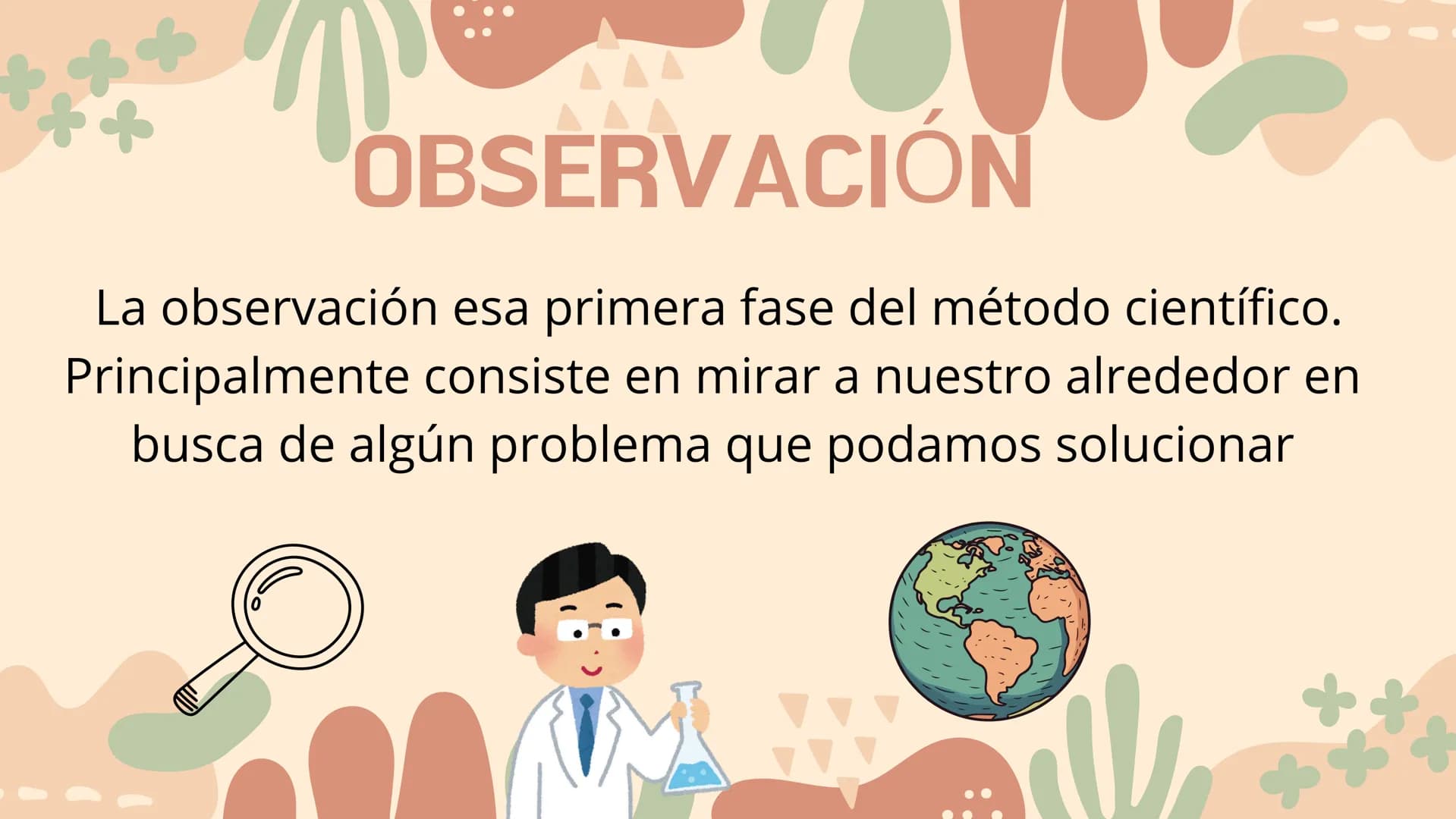 # EL MÉTODO
CIENTÍFICO # PARTES DEL METODO
CIENTIFICO
* OBSERVACIÓN
* PLANTEO PROBLEMA
* PLANTEO HIPÓTESIS
* PLANTEO EXPERIMENTO
*