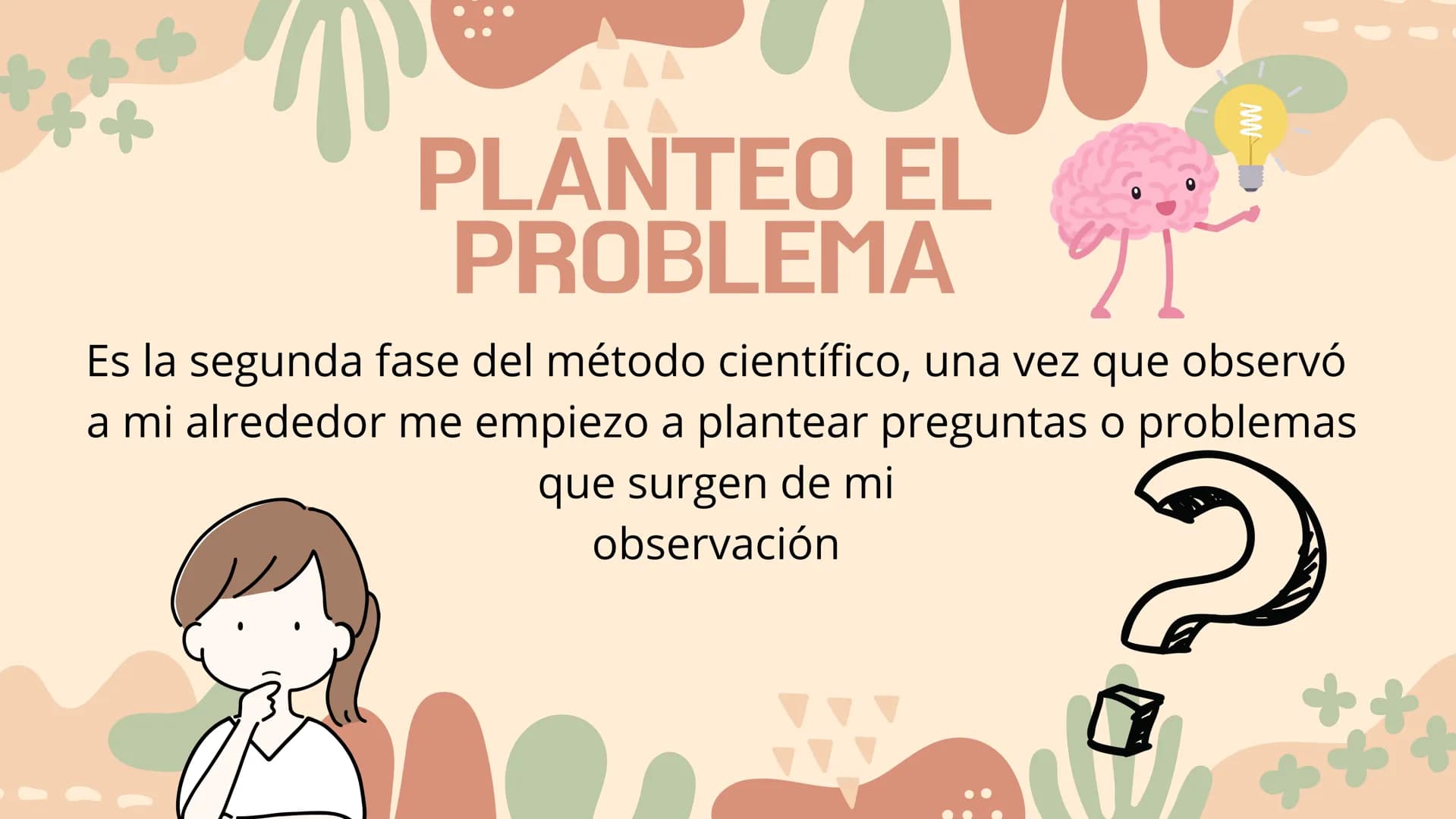 # EL MÉTODO
CIENTÍFICO # PARTES DEL METODO
CIENTIFICO
* OBSERVACIÓN
* PLANTEO PROBLEMA
* PLANTEO HIPÓTESIS
* PLANTEO EXPERIMENTO
*