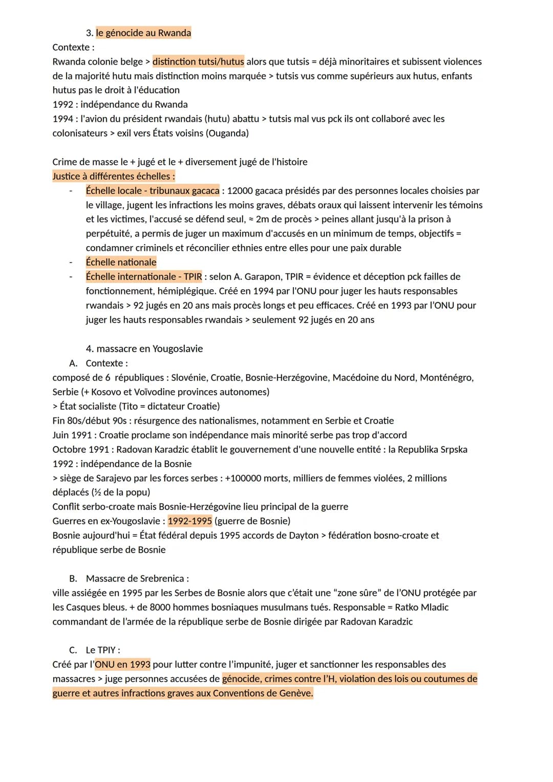 # GÉOPOLITIQUE: th. 3 histoire et mémoires
# A. Mémoire et Histoire
| Histoire