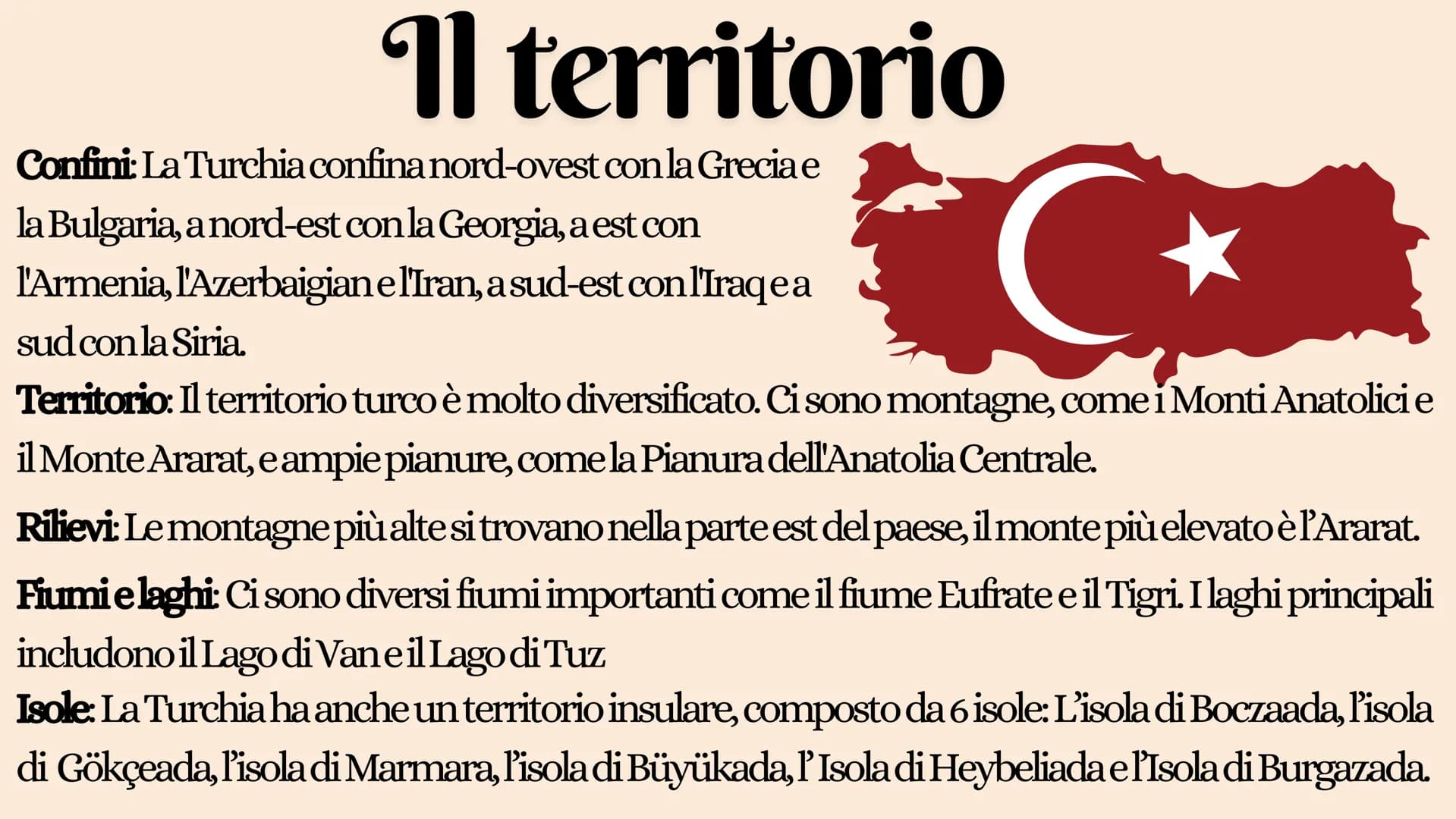 Alla scoperta della
# Turchia # Introduzione
La Turchia è un paese situato tra l'Europa e l'Asia,
con una posizione strategica che unisce d