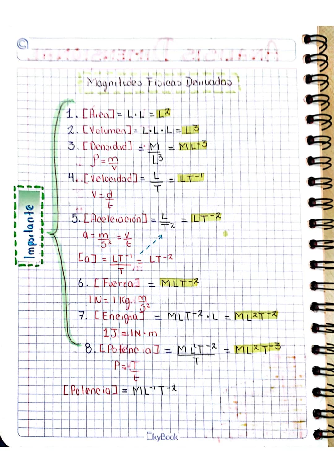 # ANALISIS DIMENSIONAL
Magnitudes Físicas
Fundamentales
1. Longitud L
2. Tiempo T
3. Masa M
4. Intensidad de comente I
eléctrica
5. Cantid